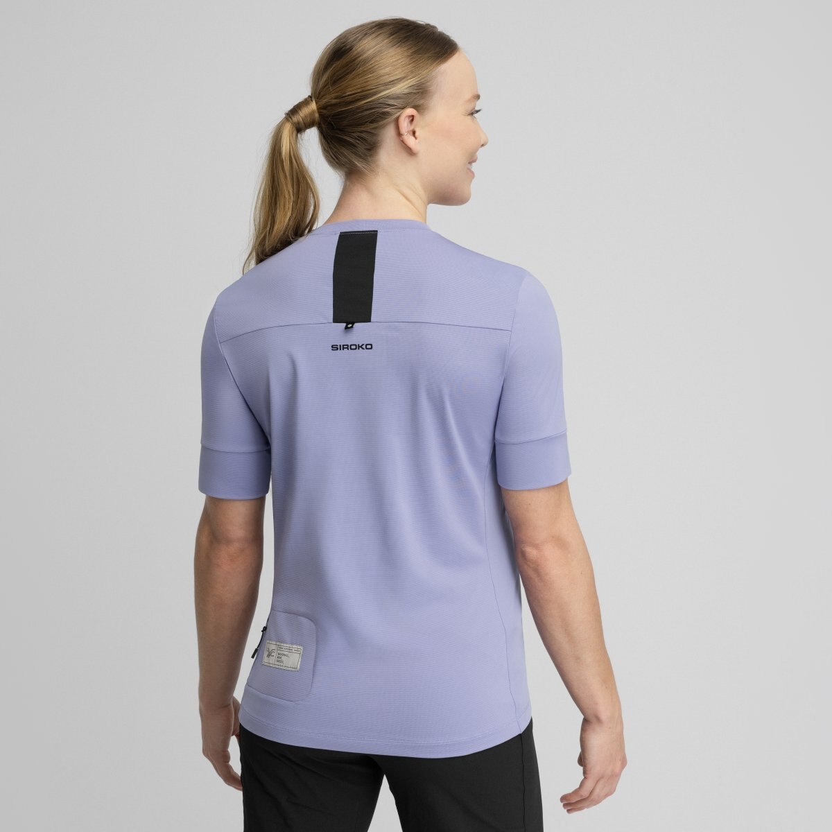 T-shirt de Gravel Siroko Roxo-2