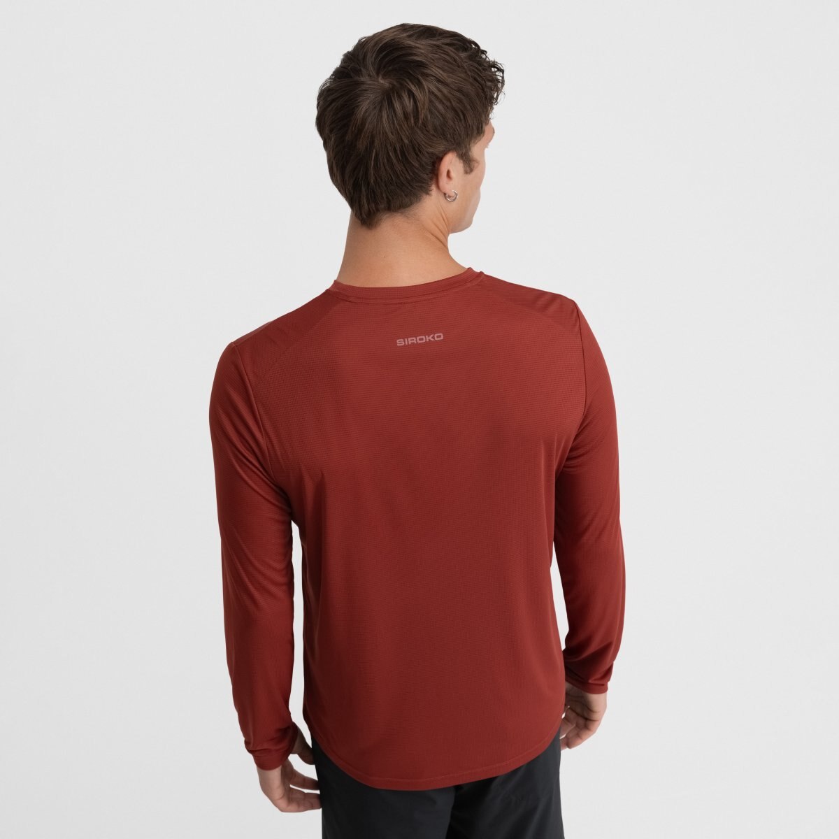 T-shirt de Manga Comprida Montanha Reserve Siroko Vermelho-2