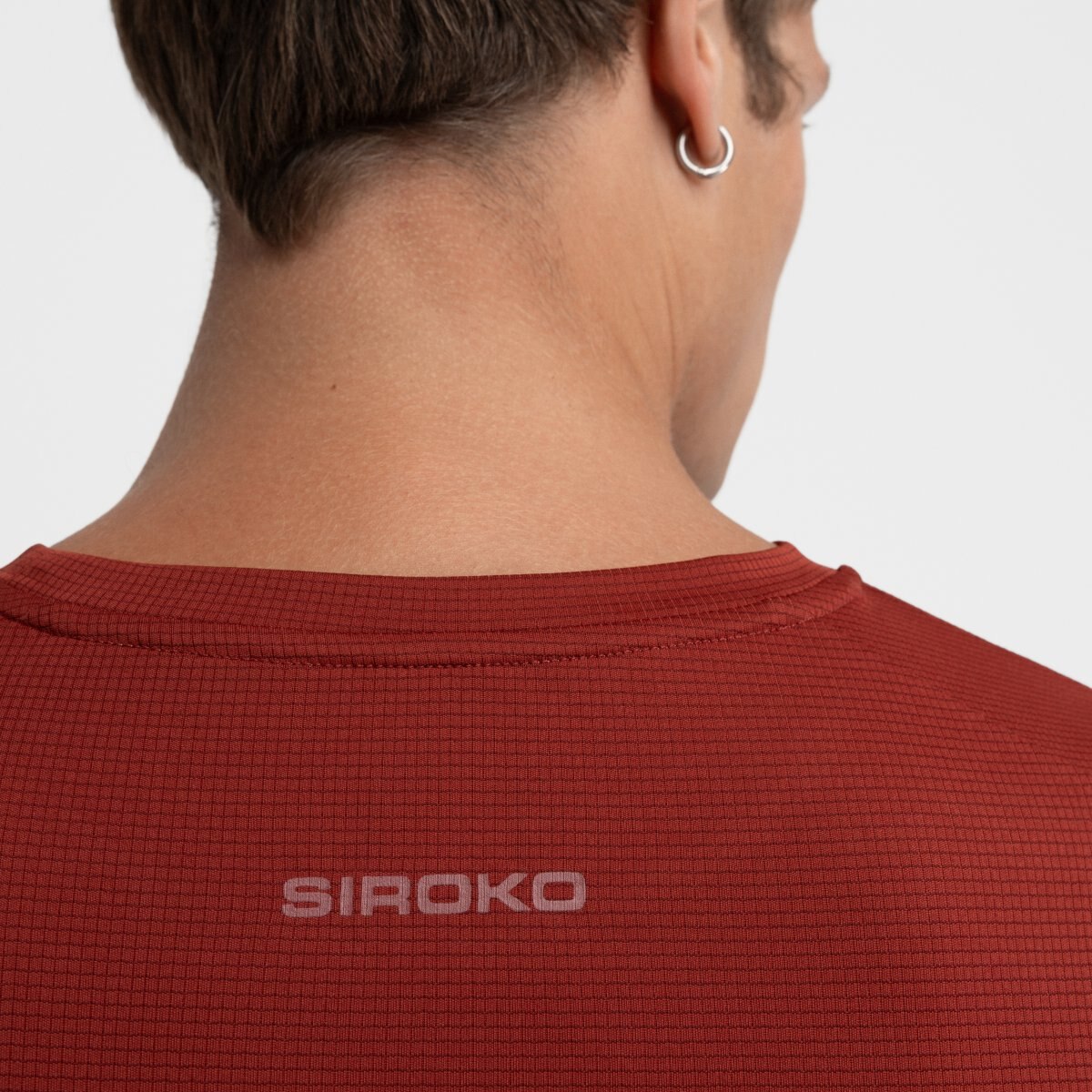 T-shirt de Manga Comprida Montanha Reserve Siroko Vermelho-5