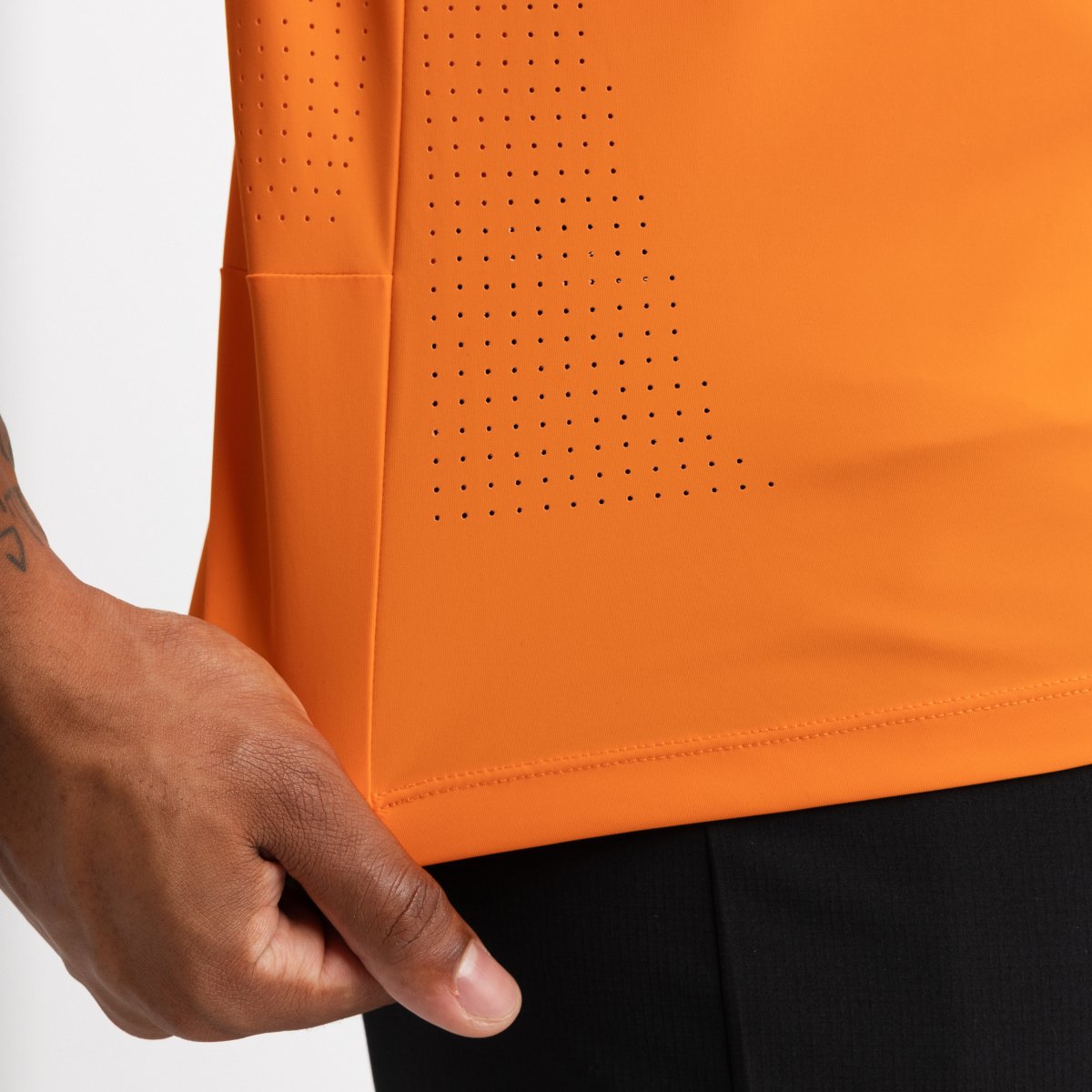 T-shirt sem Mangas Trail Running Apex Siroko Laranja-4
