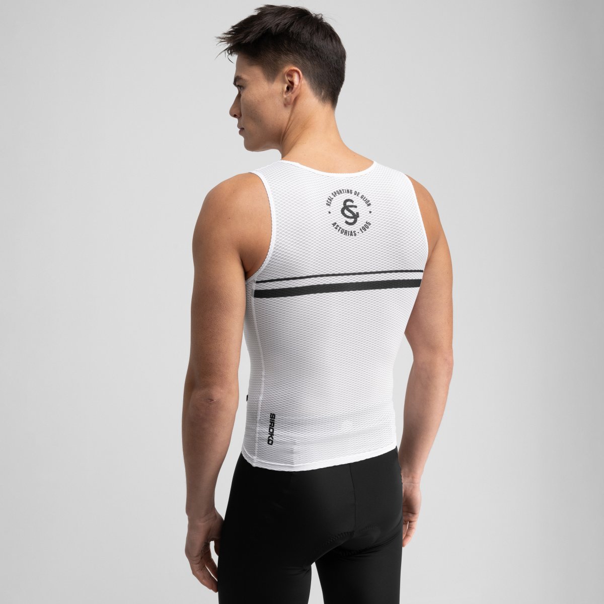 T-shirt Interior Ciclismo Sc Bl Siroko Branco / Preto-2