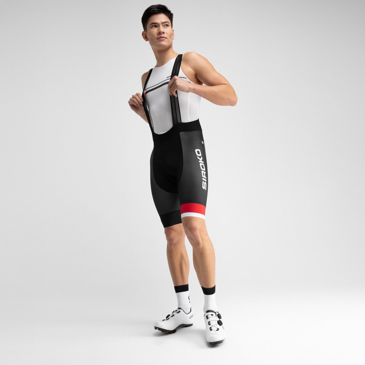 T-shirt Interior Ciclismo Sc Bl Siroko Branco / Preto-3