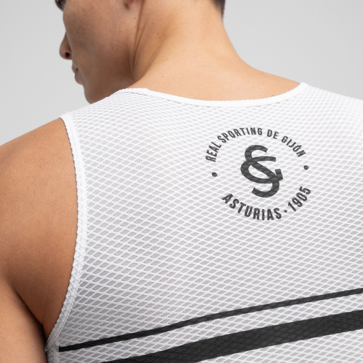 T-shirt Interior Ciclismo Sc Bl Siroko Branco / Preto-4