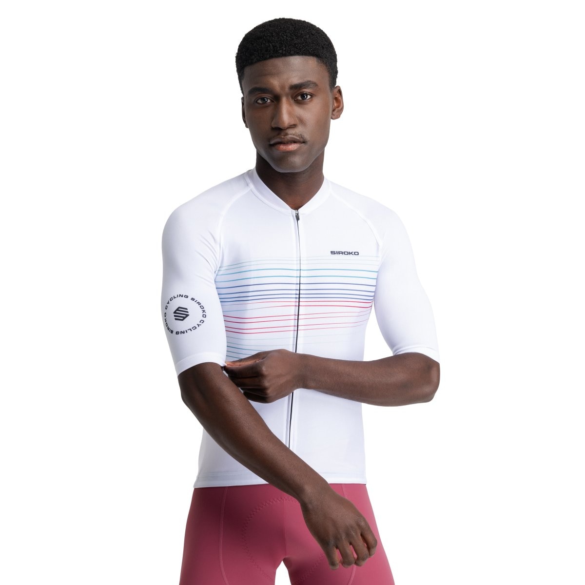 Maillot de Manga Curta M2 Siroko Branco-1