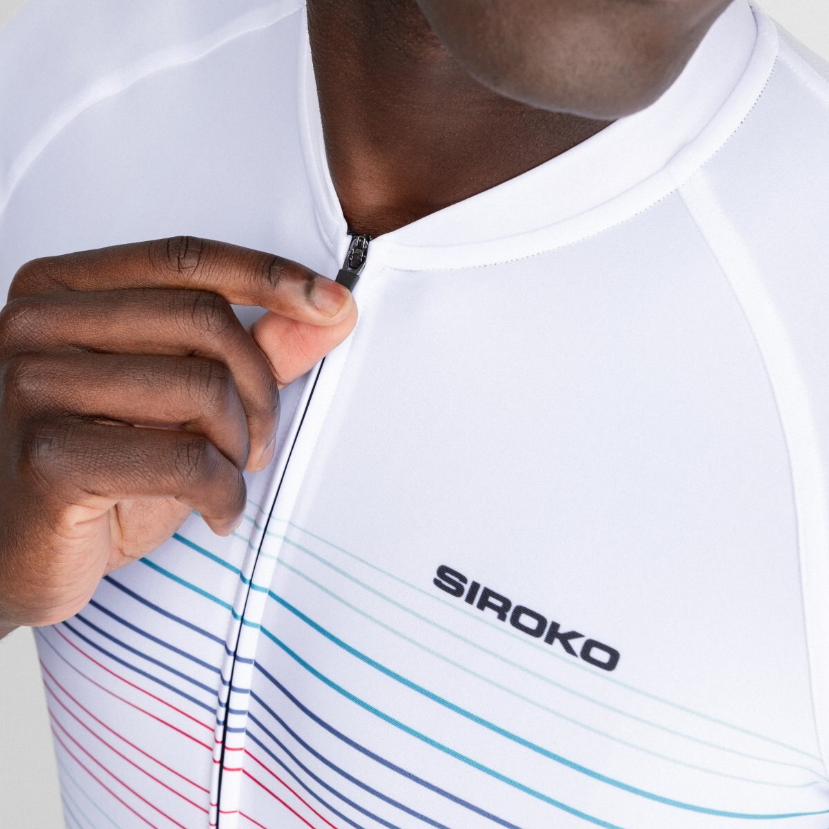 Maillot de Manga Curta M2 Siroko Branco-4