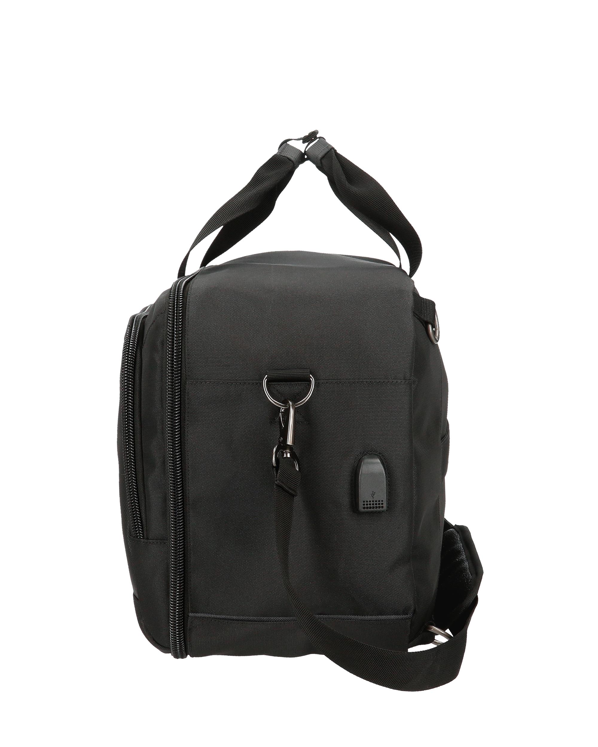 Mala de Viagem - Mochila Movom Trimmed Azul em Poliéster com Capacidade de 20l Preto-4