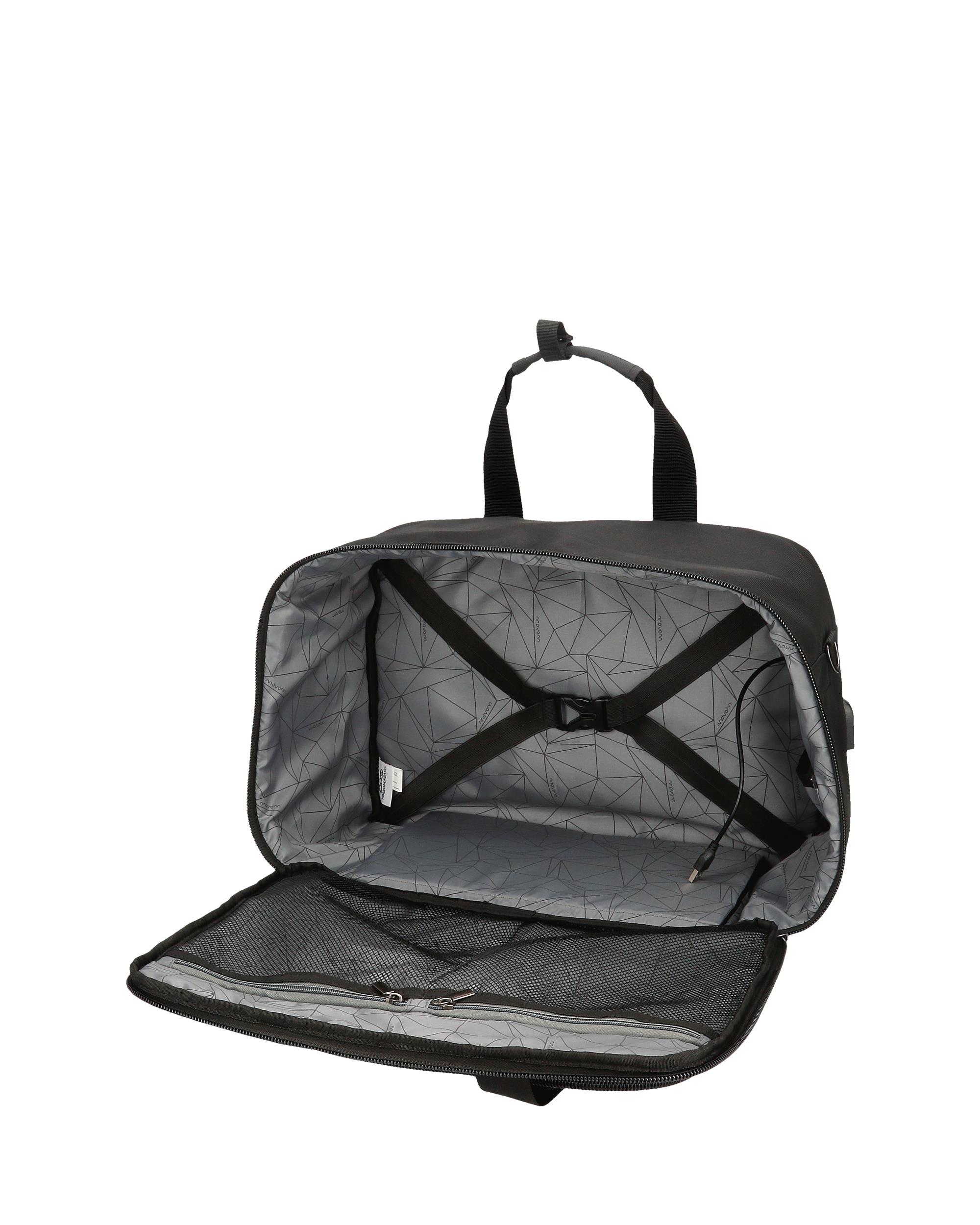 Mala de Viagem - Mochila Movom Trimmed Azul em Poliéster com Capacidade de 20l Preto-5
