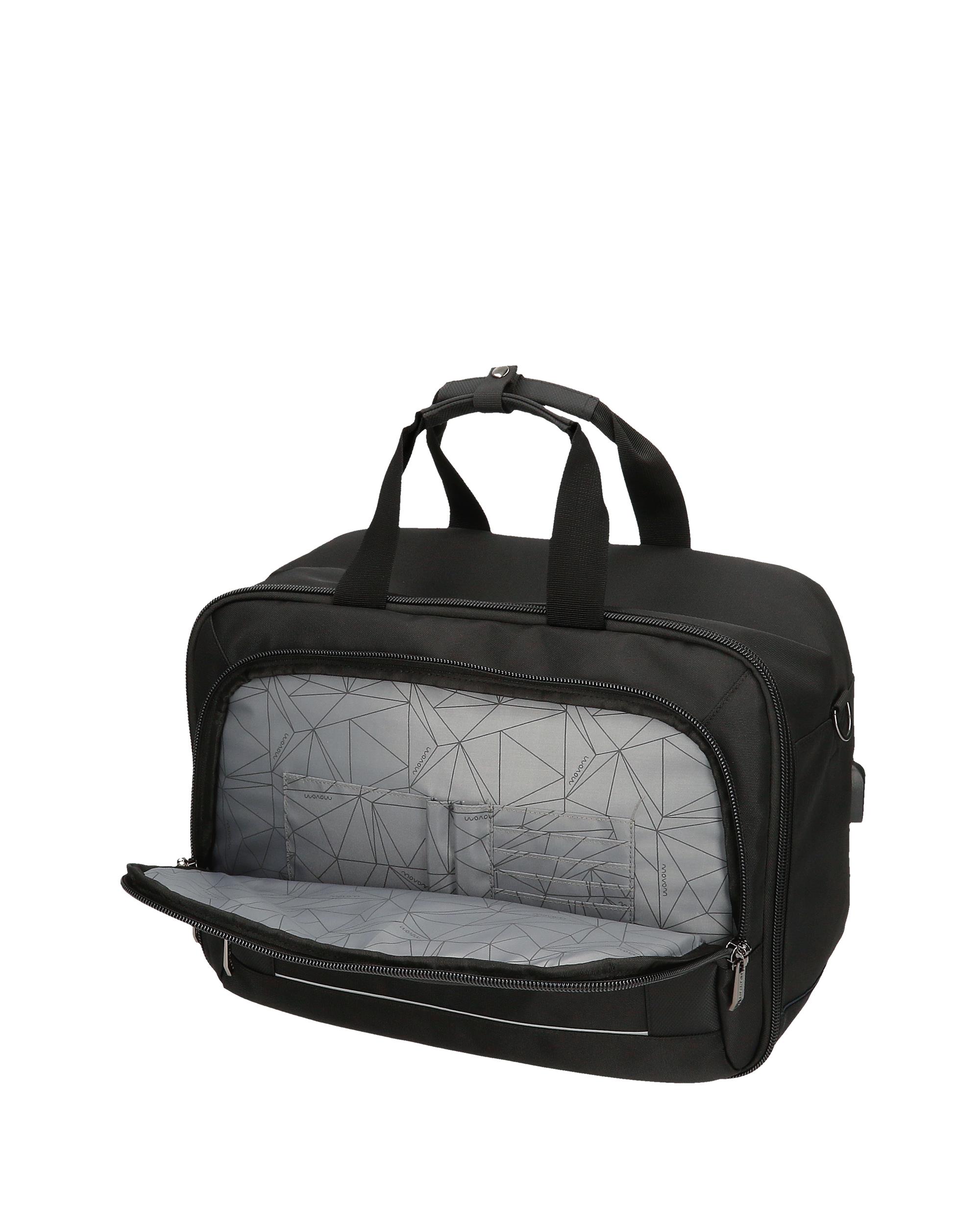 Mala de Viagem - Mochila Movom Trimmed Azul em Poliéster com Capacidade de 20l Preto-6