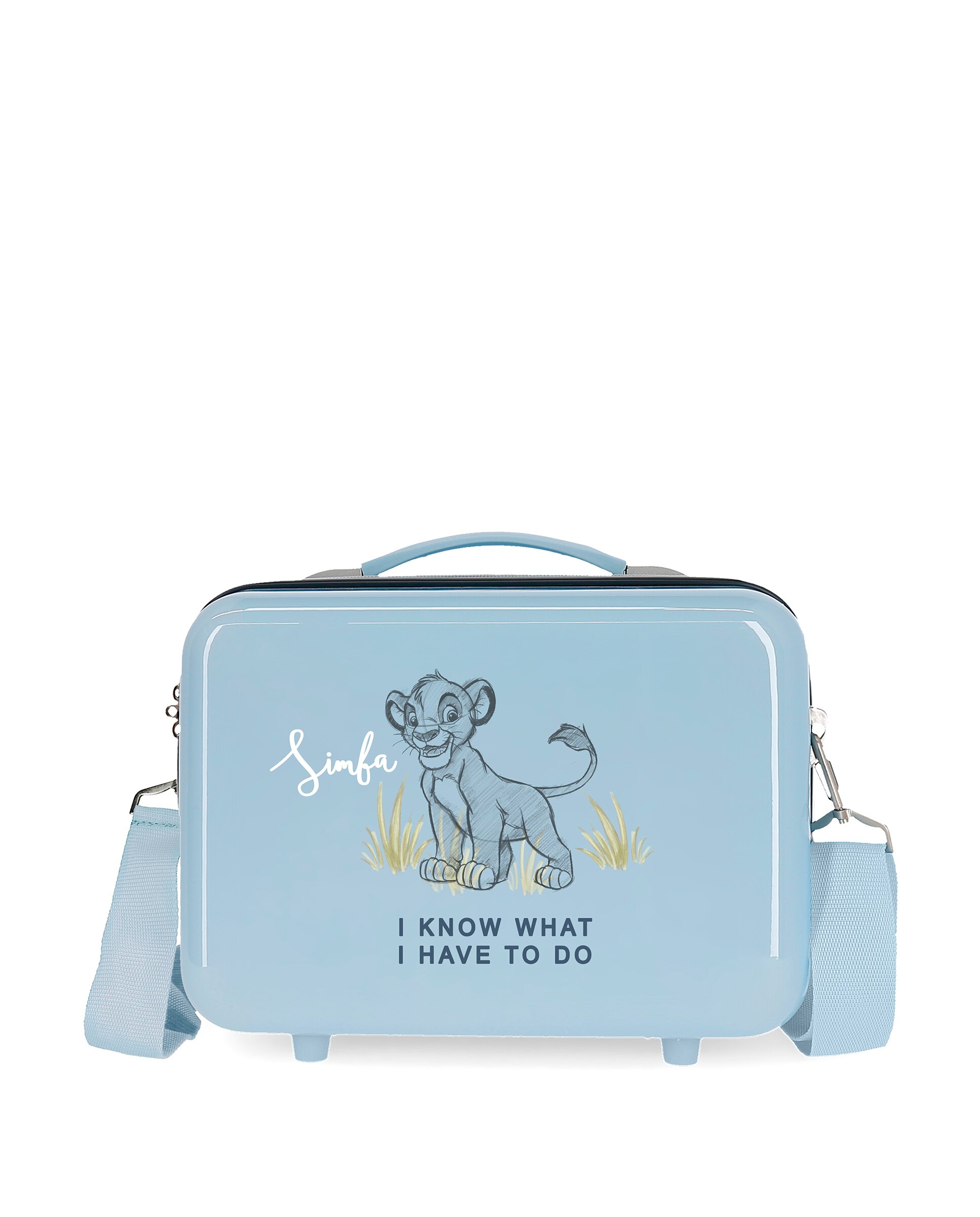 Necessaire Infantil Abs Simba com Capacidade de 9l Azul-claro-1