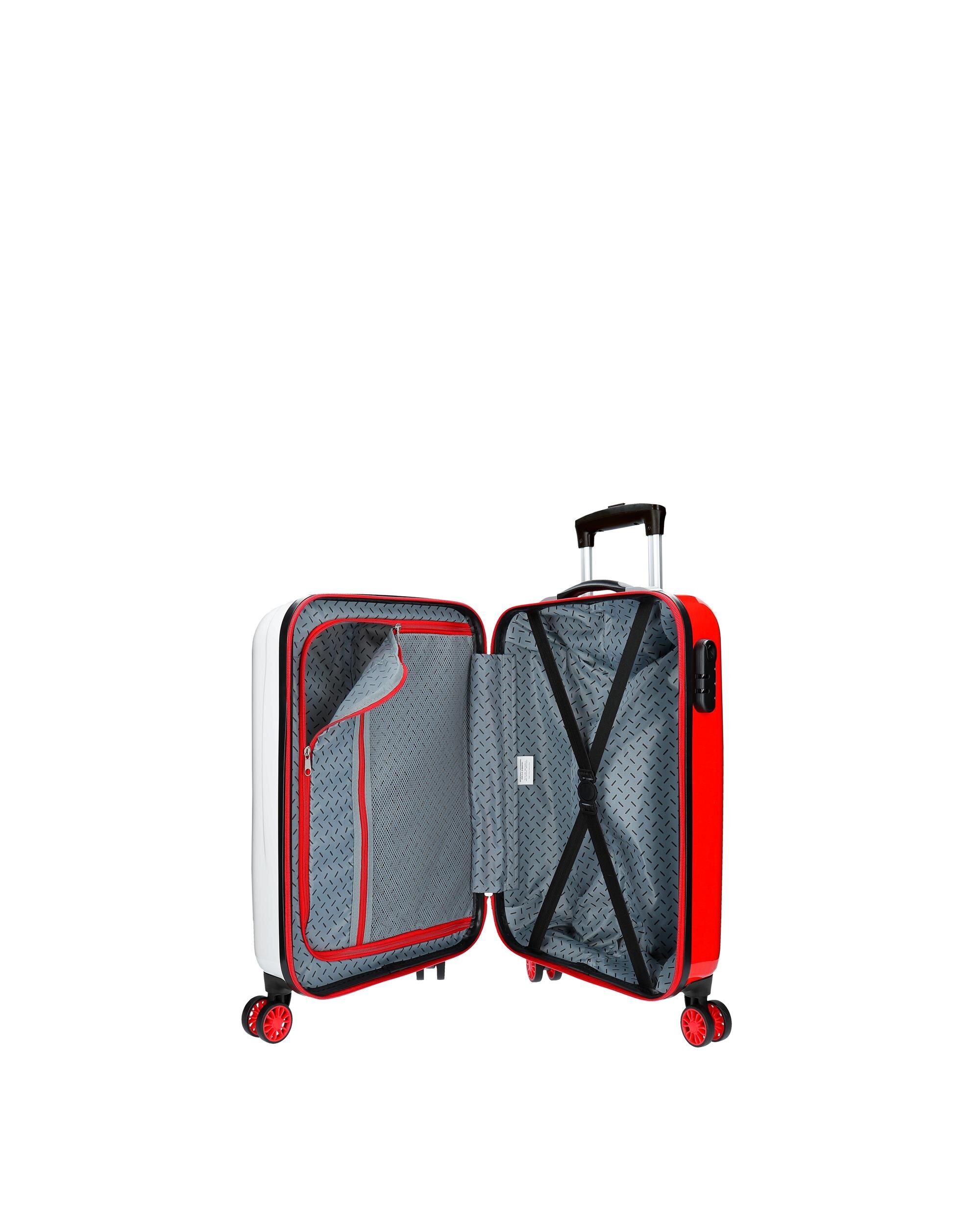 Mala de Cabine Infantil Dalmatians Rígida com Capacidade de 34l Branco-5