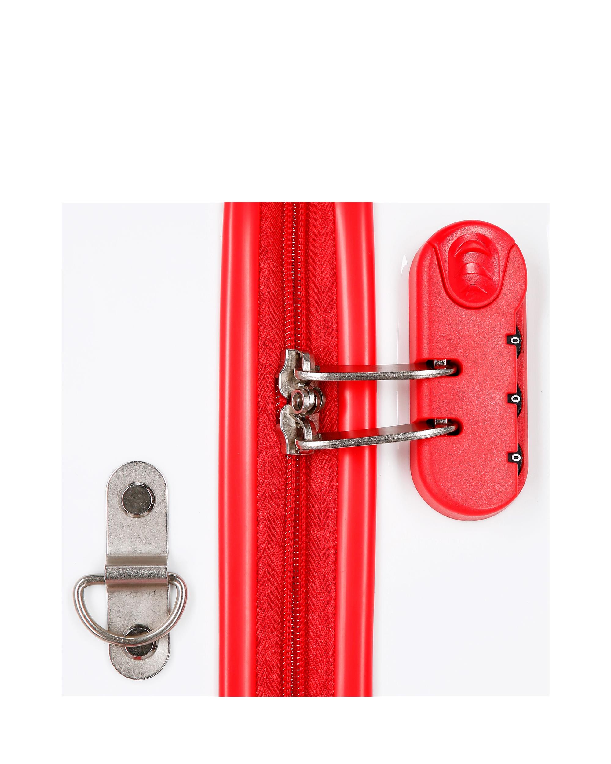 Mala de Cabine Infantil Dalmatians Family Rígida com Capacidade de 34l Branco / Vermelho-6