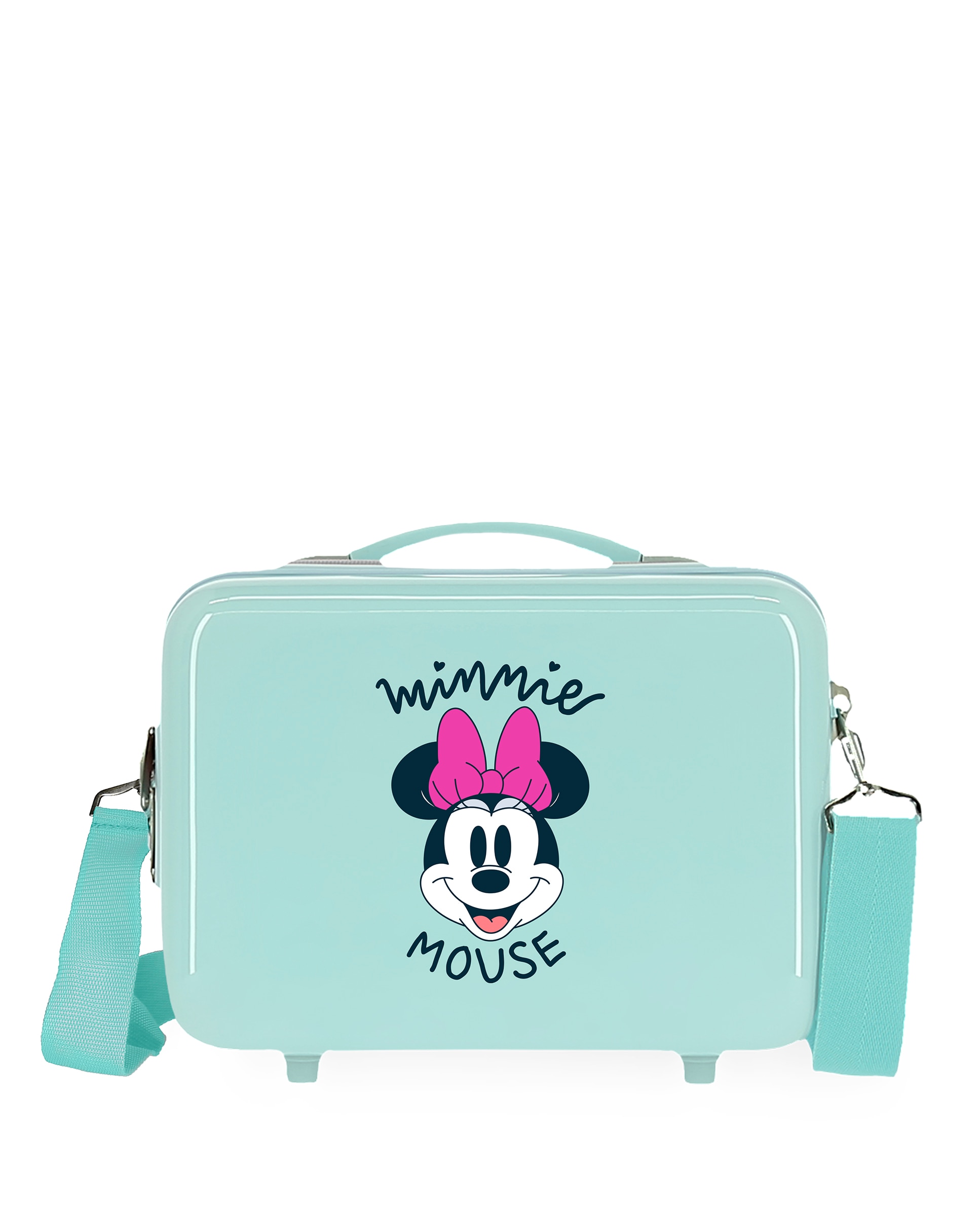 Necessaire Abs Minnie Smile Adaptável Turquesa-1