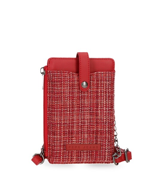 Imagem 0 de Bolsa Porta Telemóvel Pepe Jeans Oana Vermelho com Porta Cartões