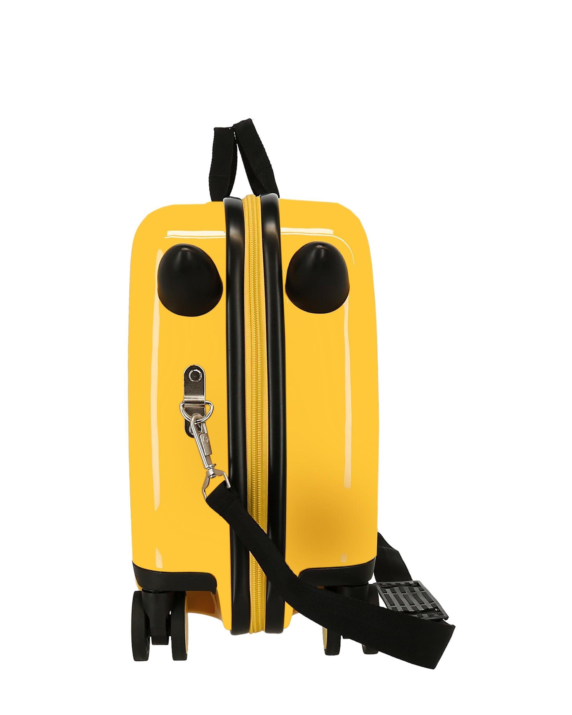 Mala de Cabine Infantil Winnie The Pooh Rígida com Capacidade de 34l Amarelo-4