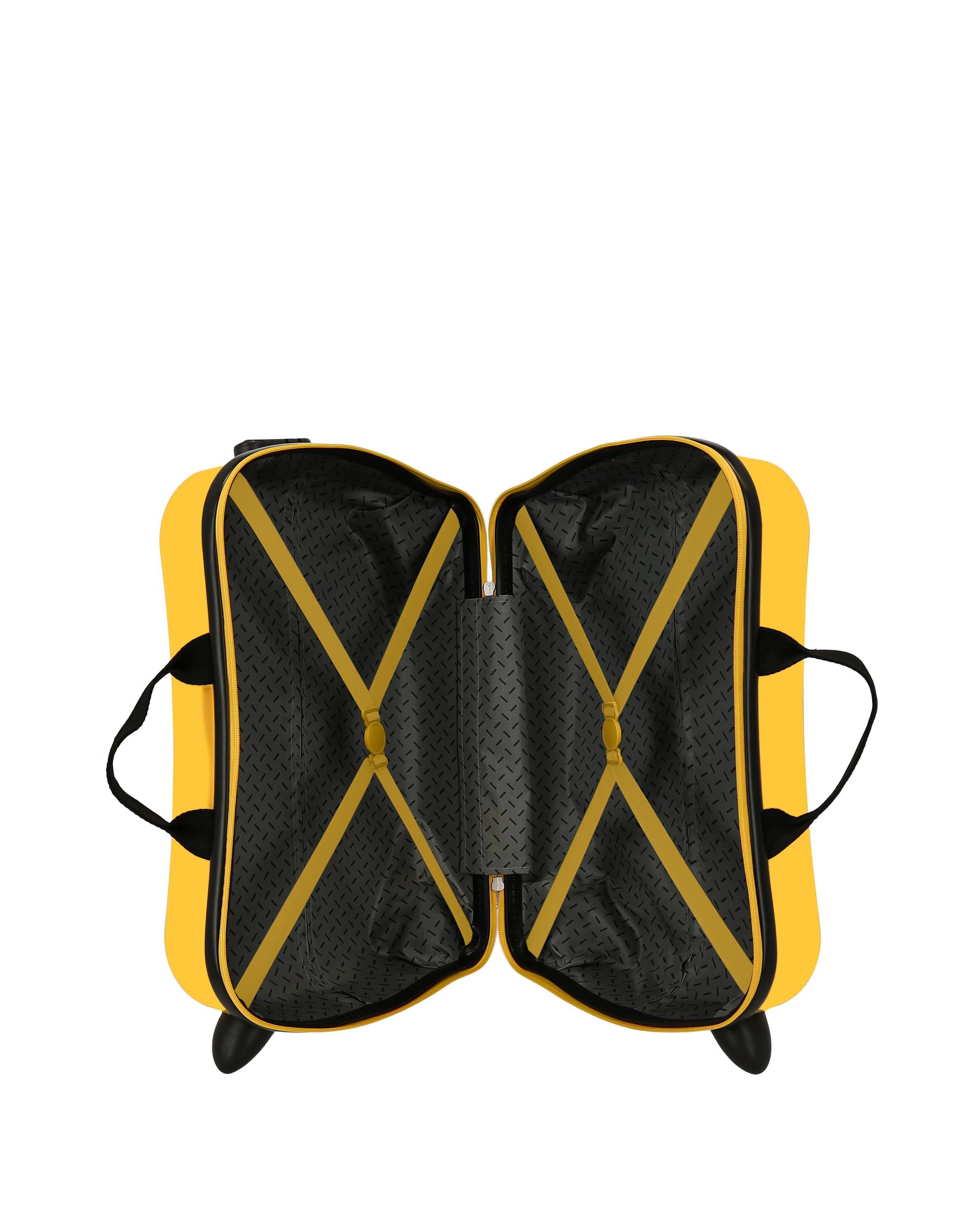 Mala de Cabine Infantil Winnie The Pooh Rígida com Capacidade de 34l Amarelo-5