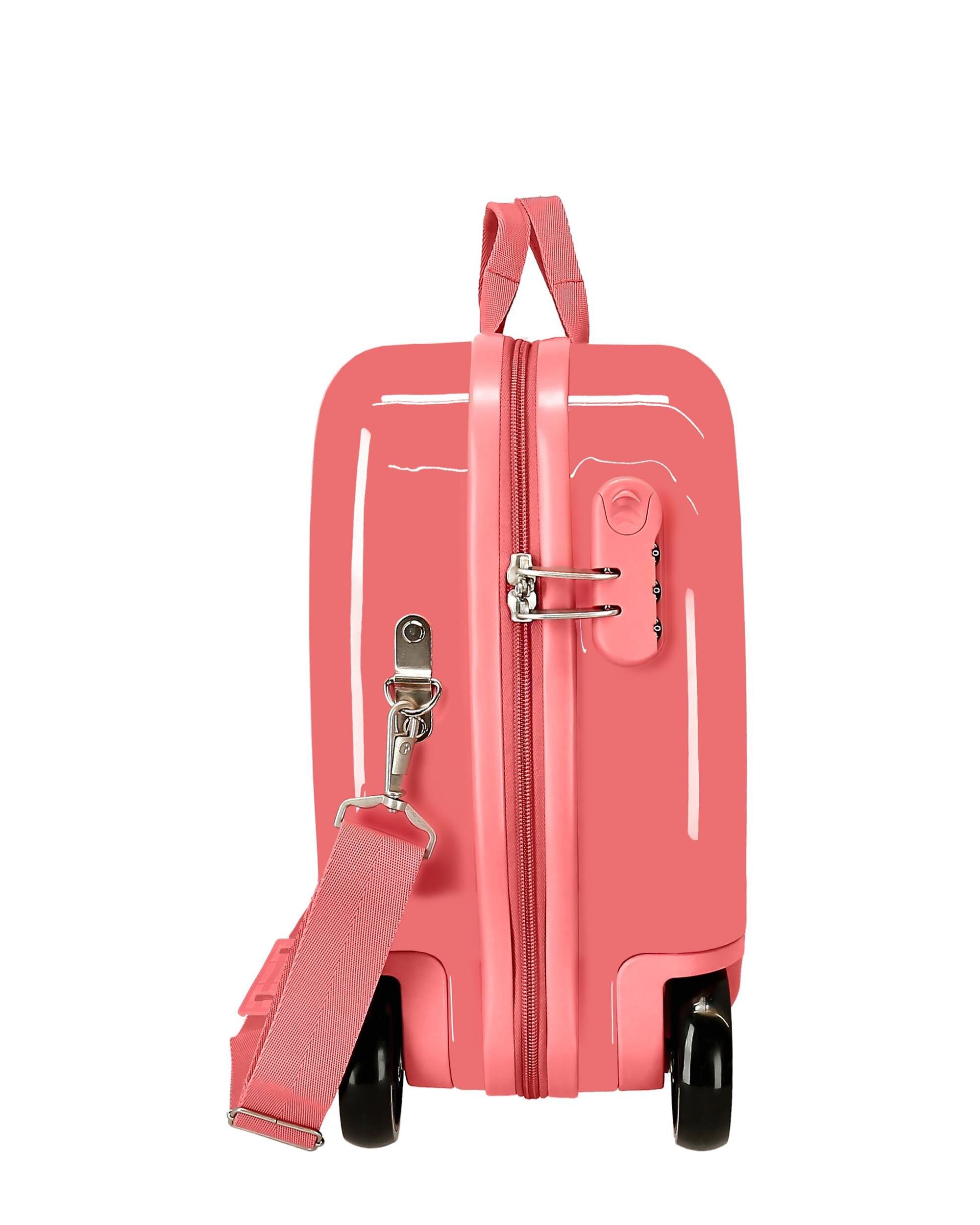 Mala Infantil 2 Rodas Multidirecionais Aristocats Better Together Rígida com Capacidade de 34l Vermelho-2