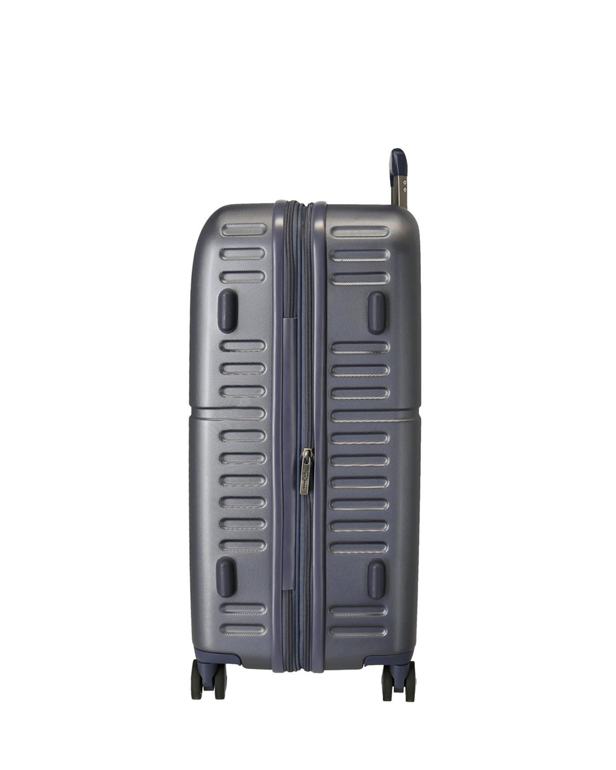 Conjunto de Malas (cabine e Média) Kay Rígidas com Capacidade de 116l Cinzento-4