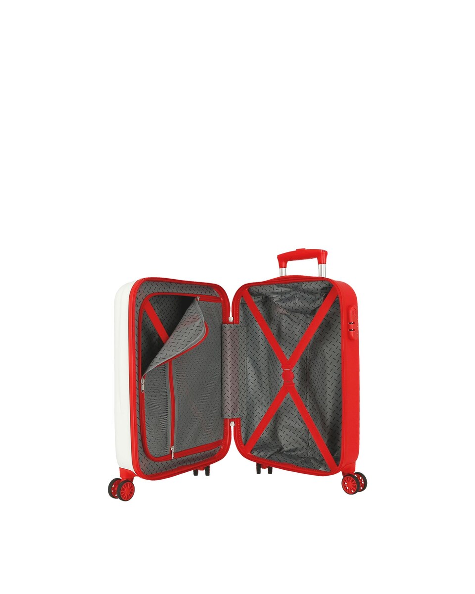 Mala de Cabine Infantil Minnie Diva Rígida com Capacidade de 34l Branco-5