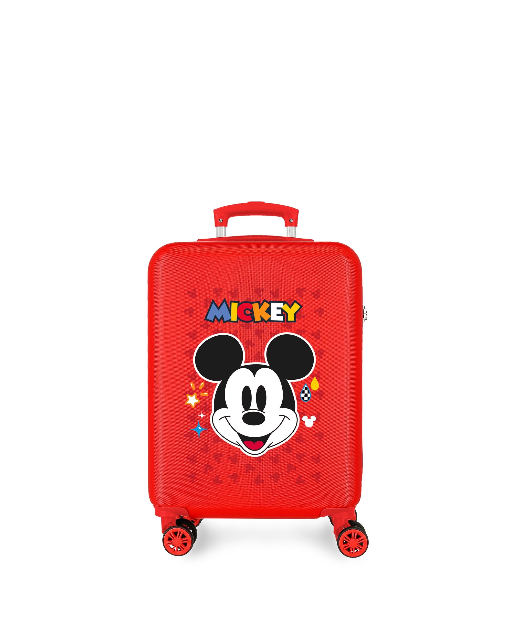 Mala de Cabine Infantil Mickey Get Moving Rígida com Capacidade de 34l Vermelho-1