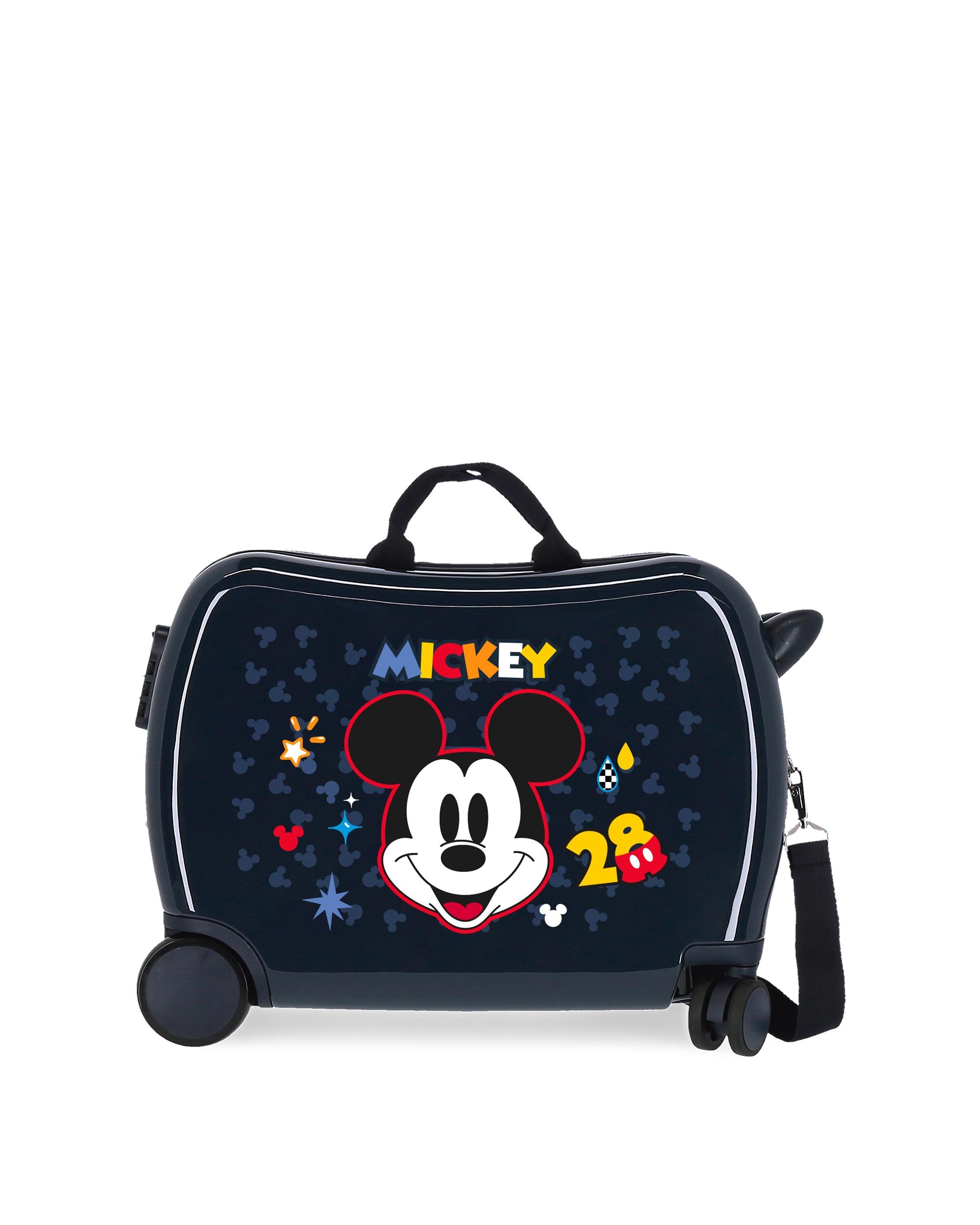 Mala de Cabine Infantil Mickey Get Moving Rígida com Capacidade de 34l Azul-marinho-1