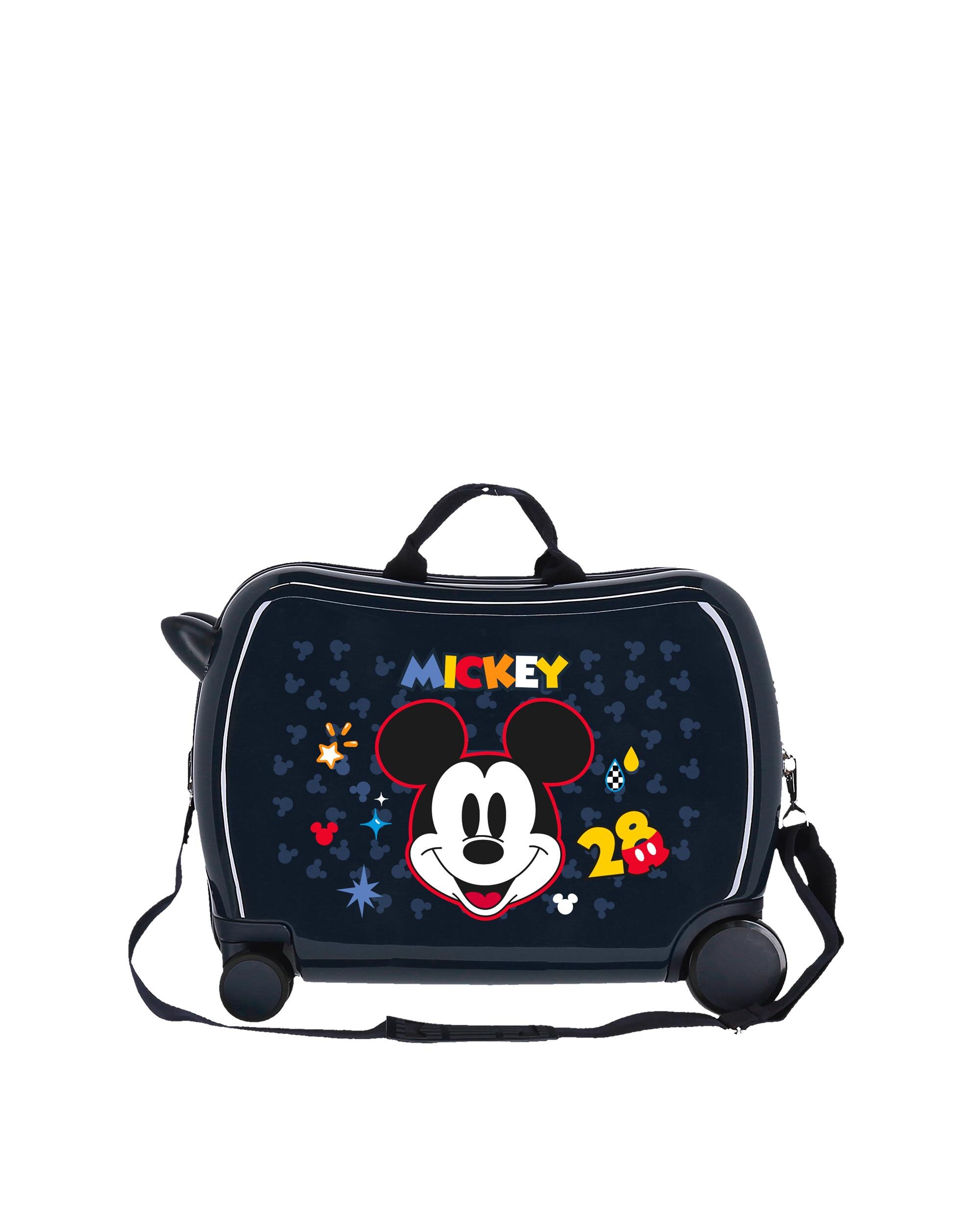 Mala de Cabine Infantil Mickey Get Moving Rígida com Capacidade de 34l Azul-marinho-3