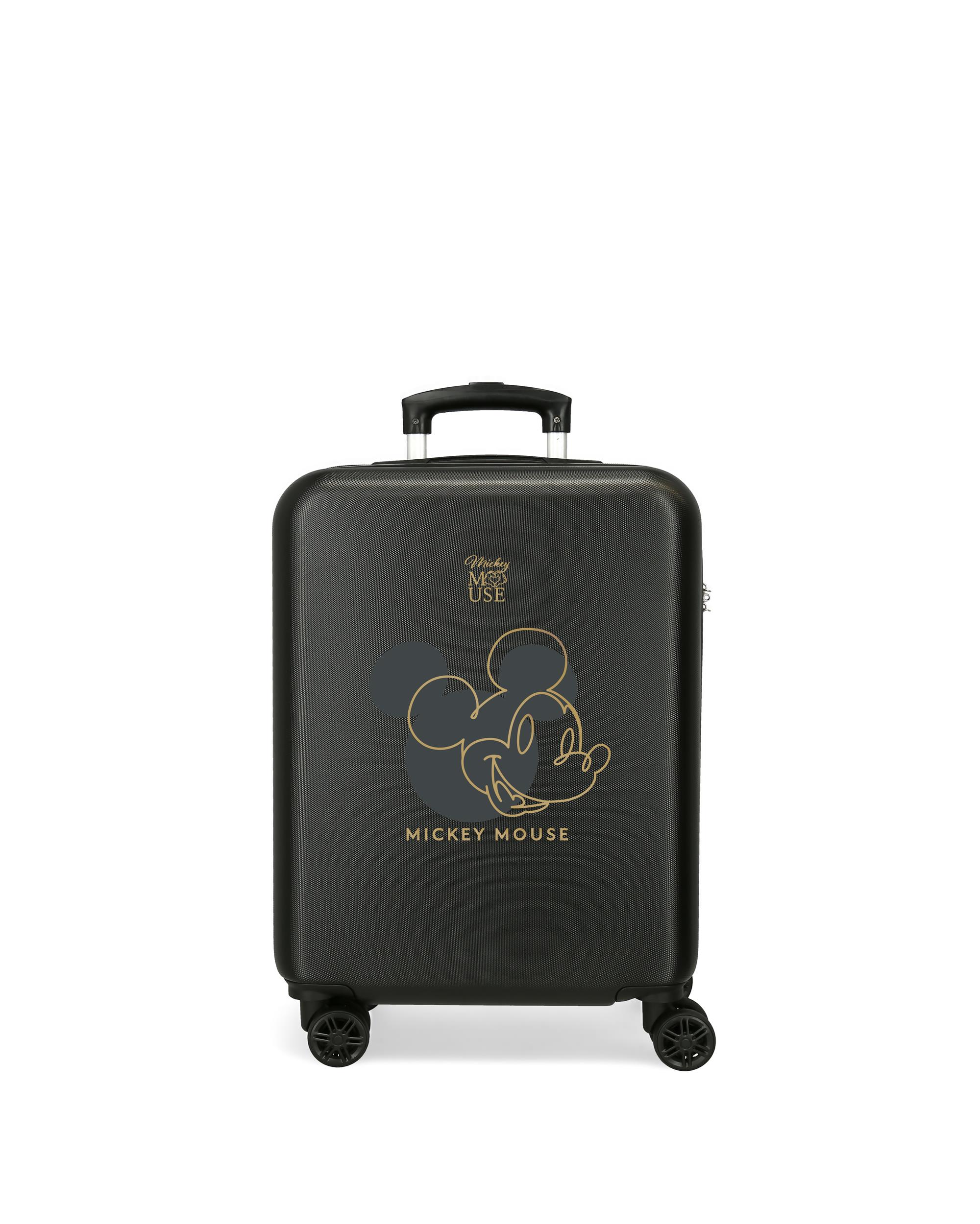 Mala de Cabine Mickey Outline Rígida com Capacidade de 35l Preto-1