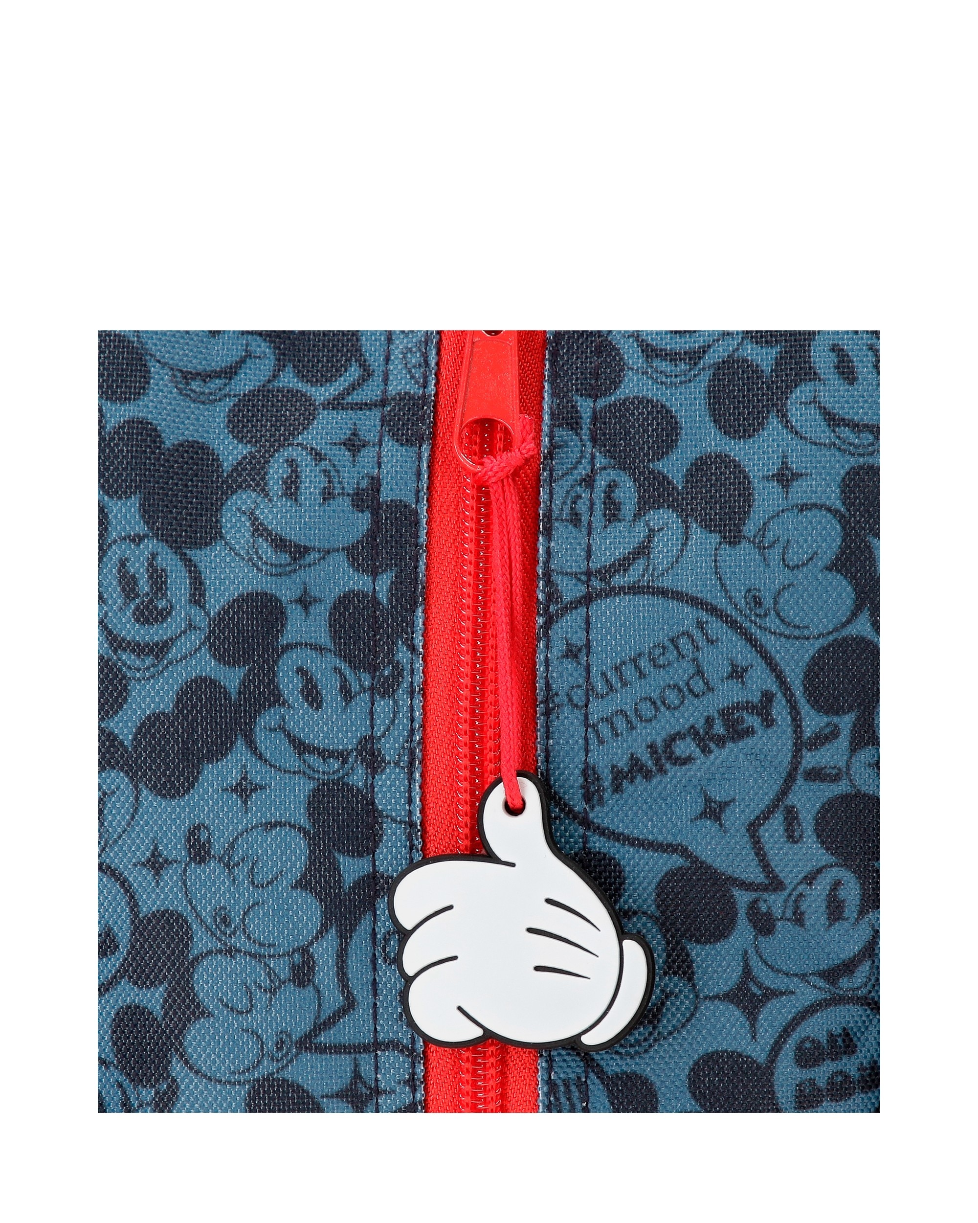 Mochila Disney Infantil Mickey Get Moving 23cm com Porta Chupeta Multicolor-6