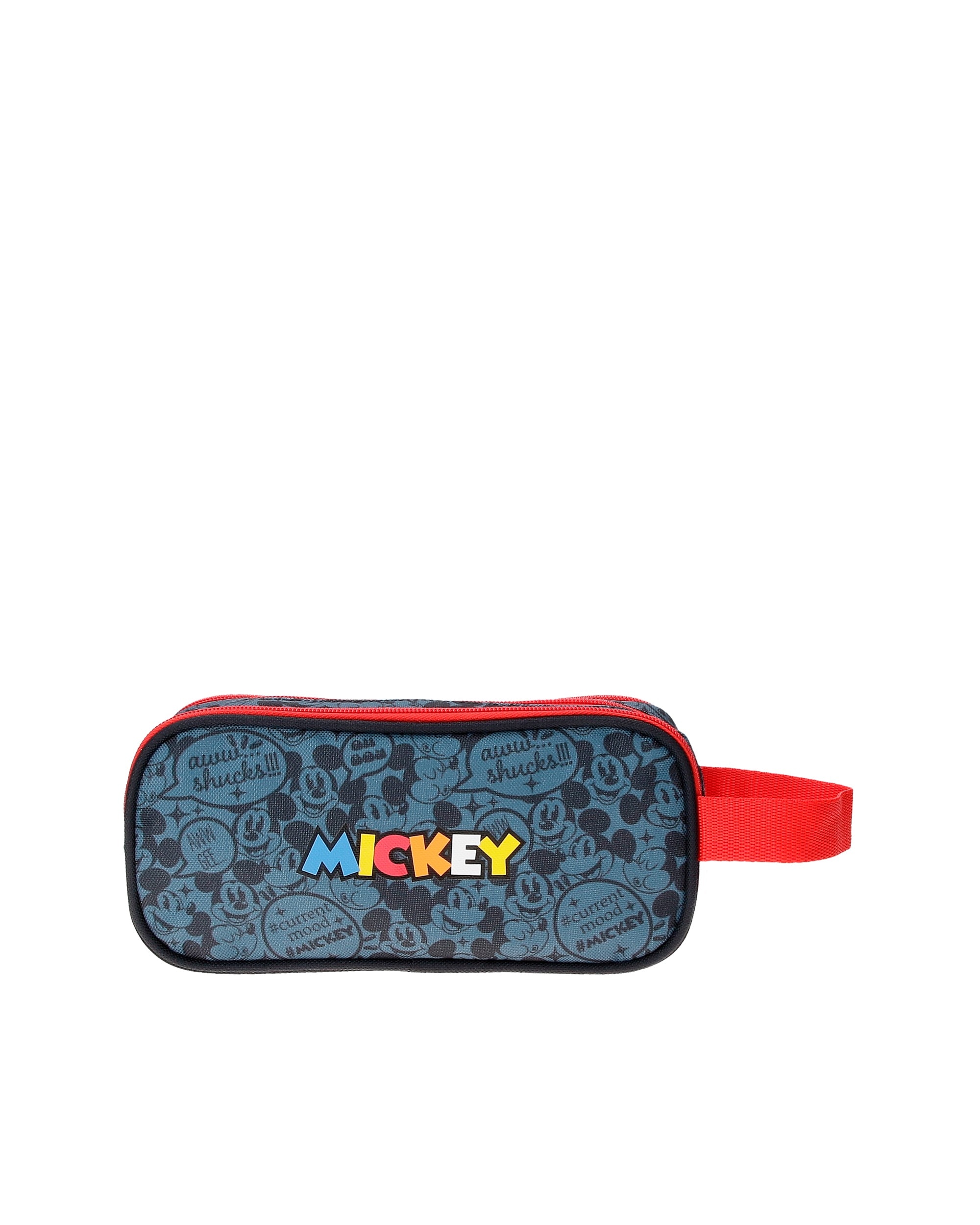 Porta Todo Infantil Mickey Get Moving com Fecho Zip Triplo Multicolor-3