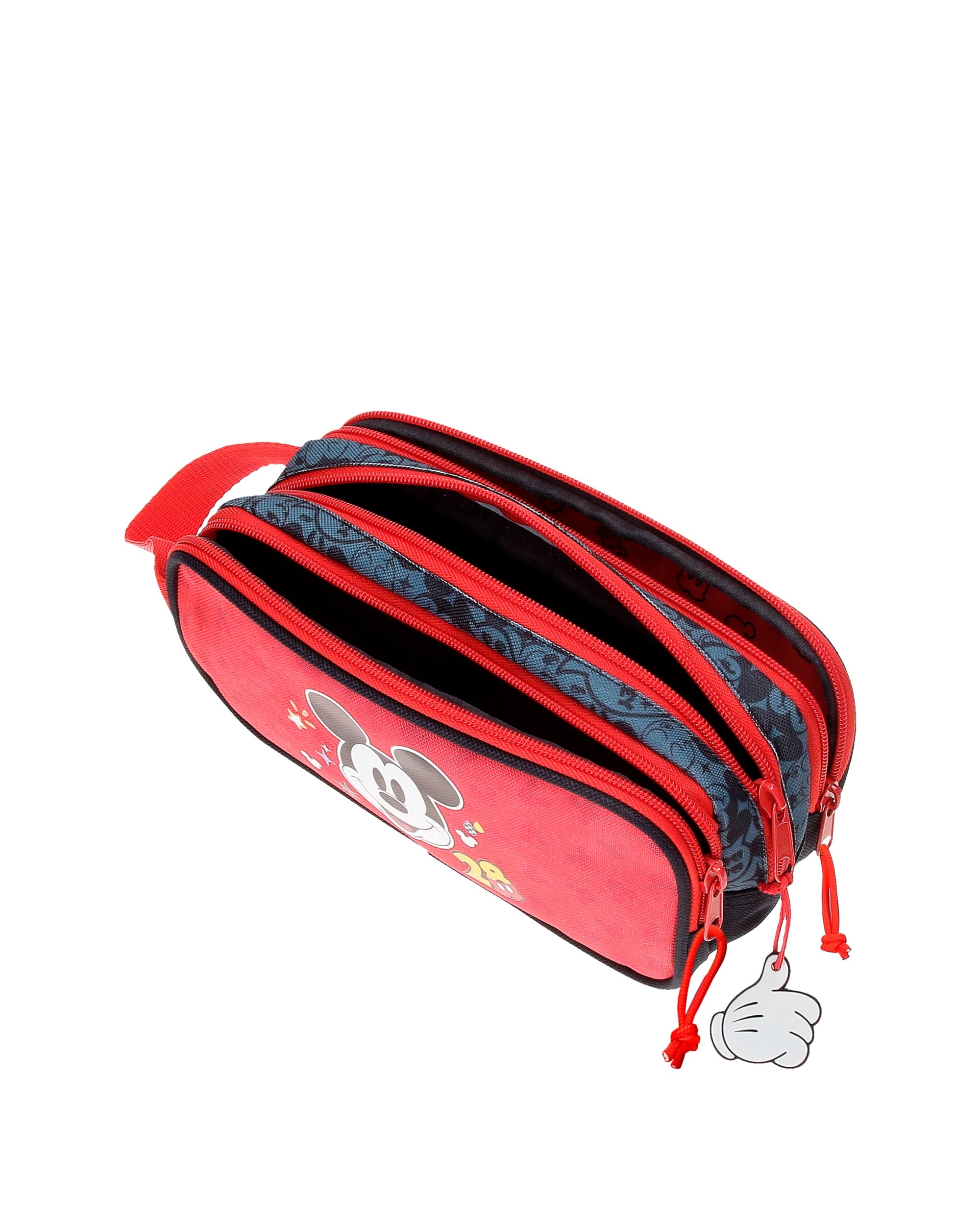 Porta Todo Infantil Mickey Get Moving com Fecho Zip Triplo Multicolor-4
