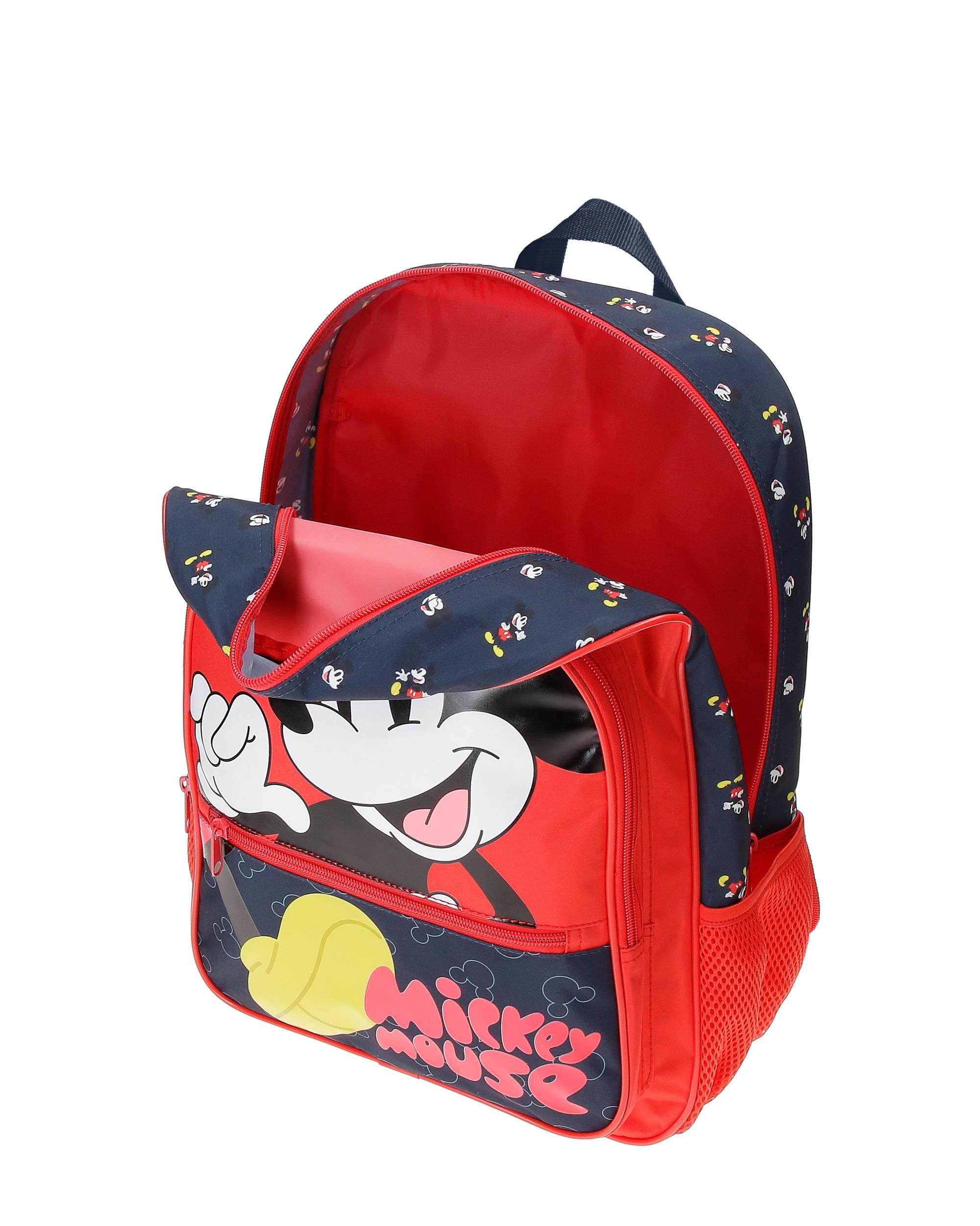 Mochila Escolar Mickey Mouse Fashion 38cm Multicolor-4