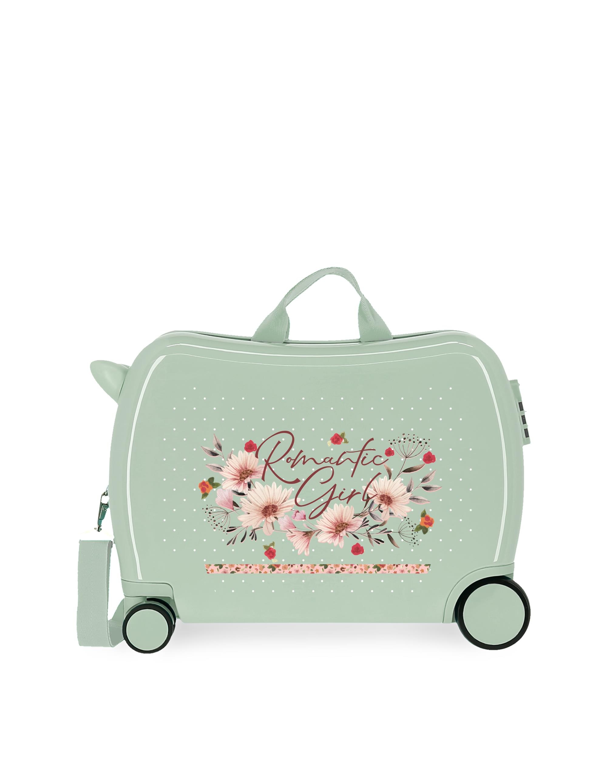 Mala de Cabine Infantil Romantic Girl Rígida com Capacidade de 34l Verde-menta-3