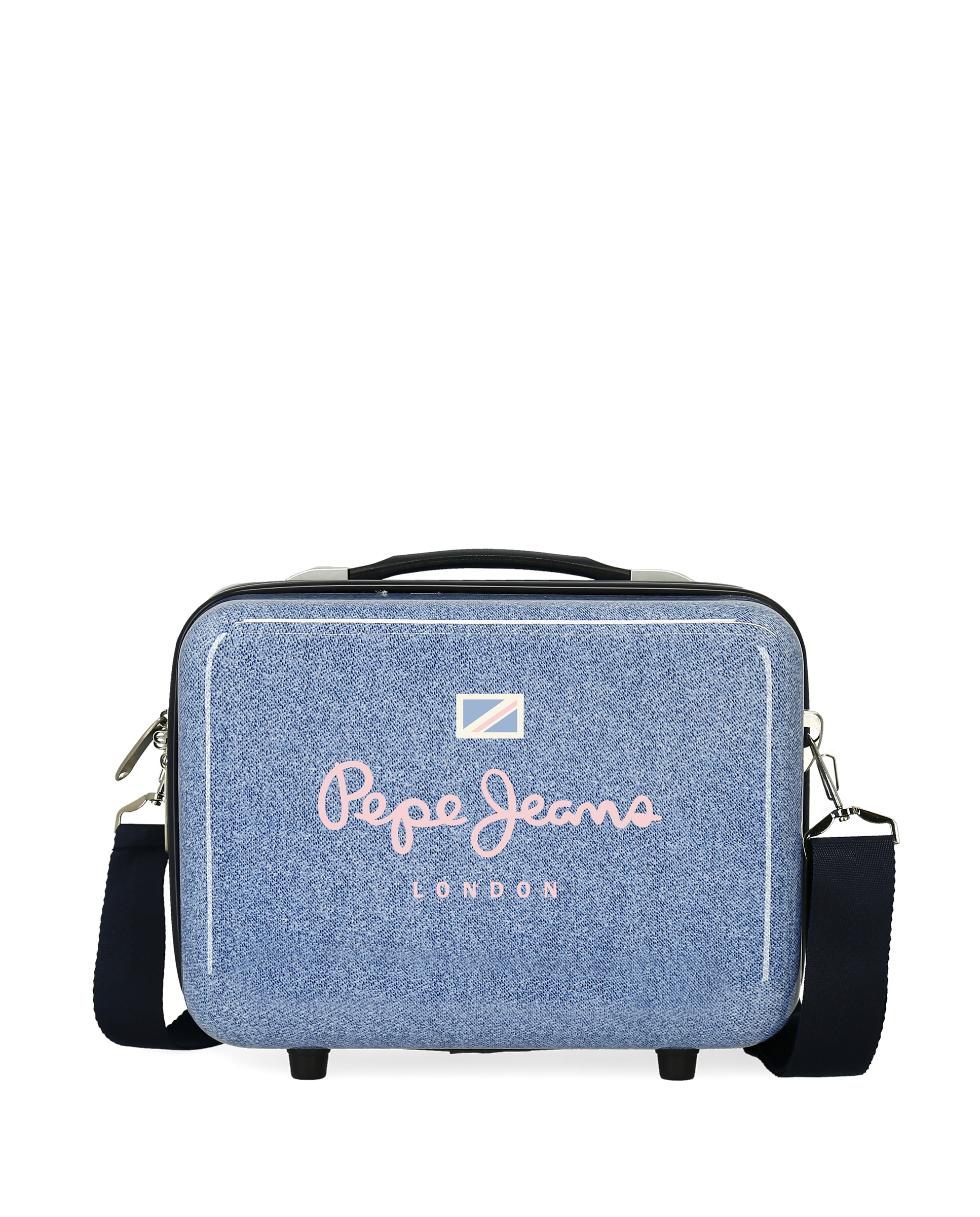 Necessaire Adaptável a Trolley Lena Rígido com Capacidade de 9 L Azul-1