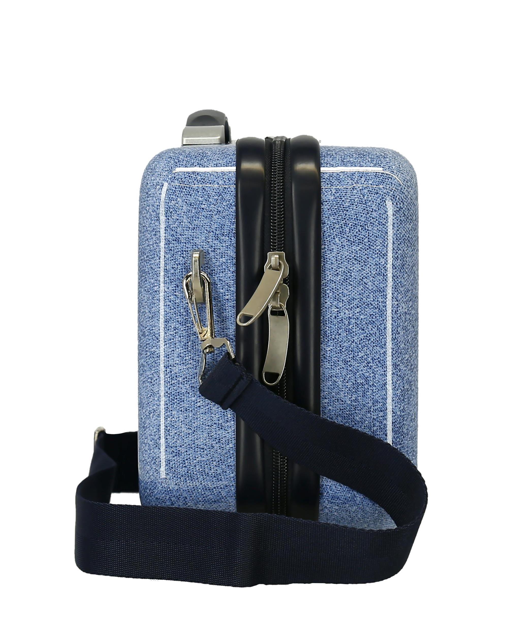 Necessaire Adaptável a Trolley Lena Rígido com Capacidade de 9 L Azul-2