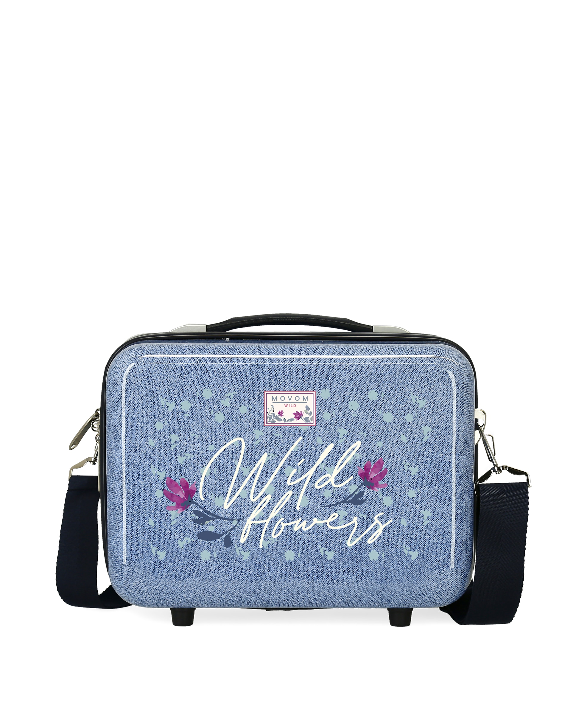 Imagem 0 de Necessaire Adaptável a Trolley Wild Flowers Rígido com Capacidade de 9l