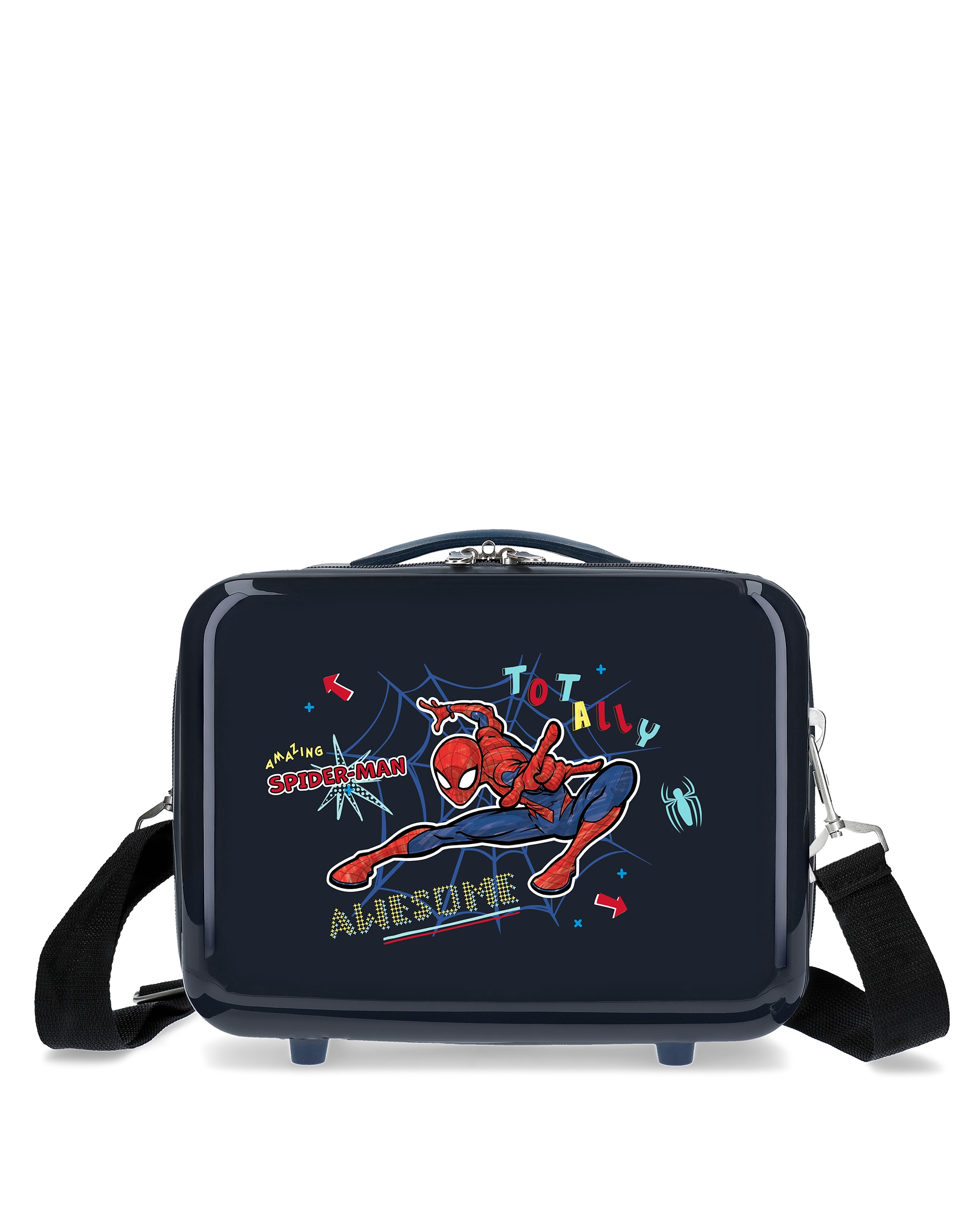 Necessaire Abs Spiderman Totally Awesome Adaptável em Marinho Azul-marinho-1