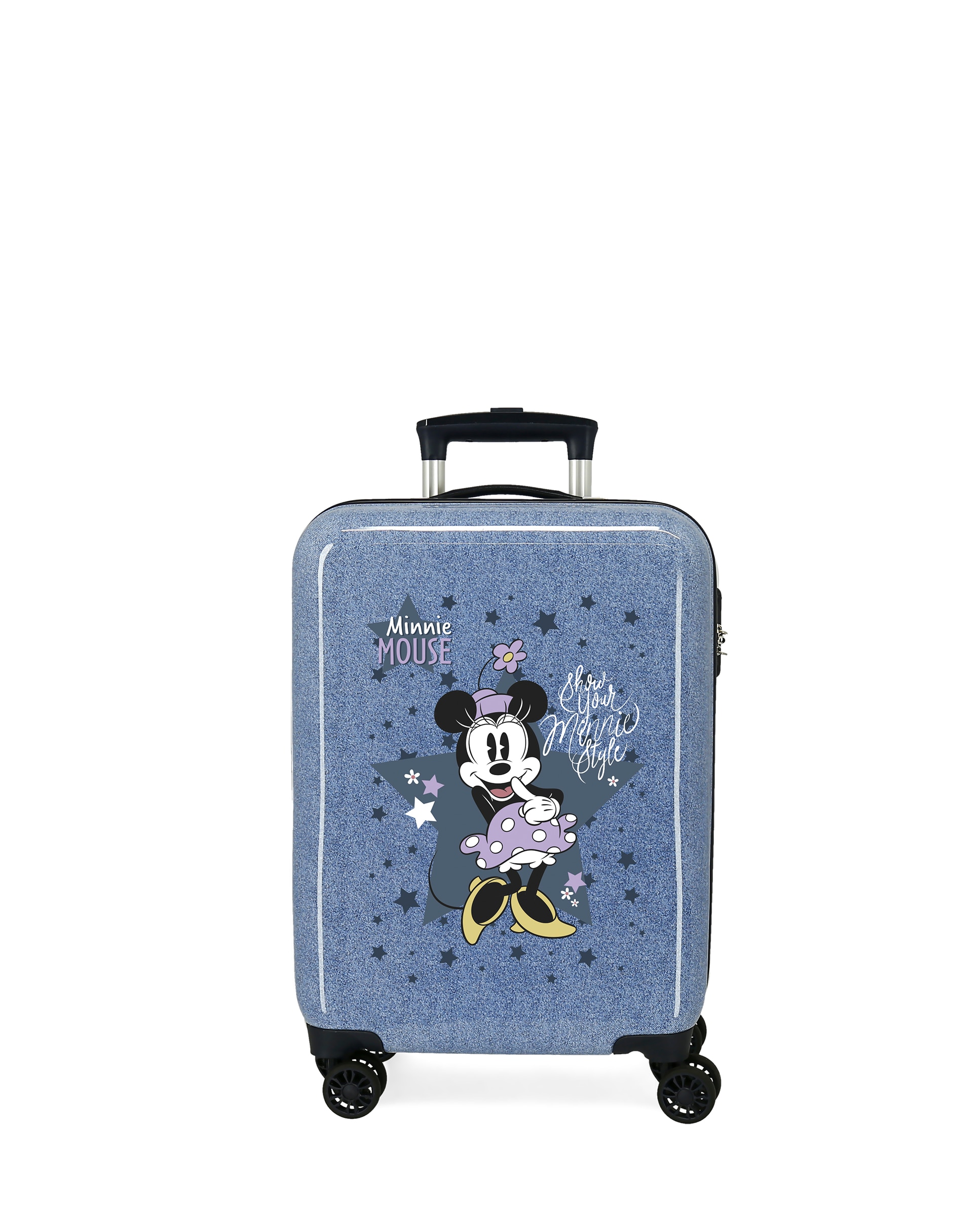 Mala de Cabine Minnie Style Rígida com Capacidade de 34l Azul-1