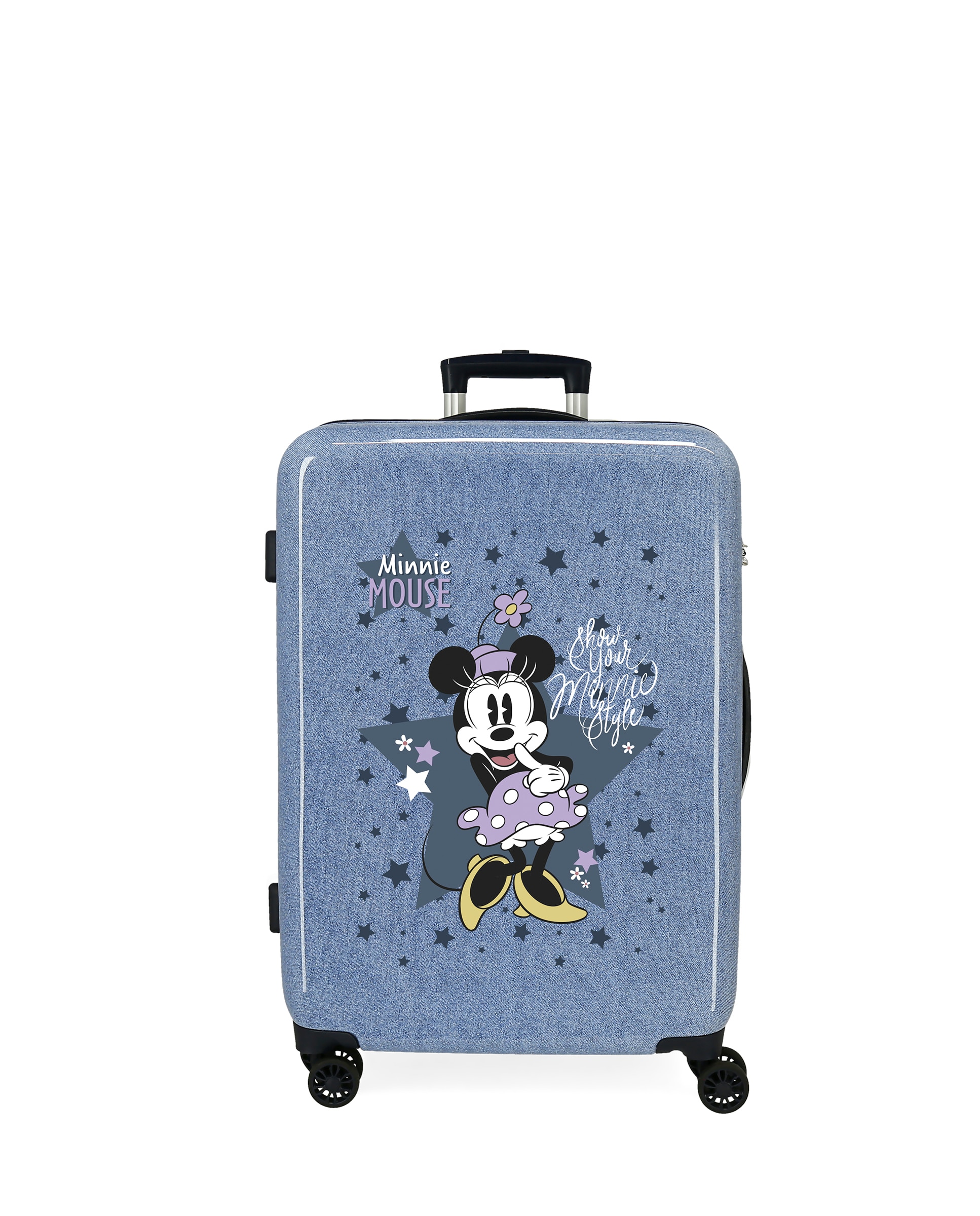 Mala Média Style Rígida com Capacidade de 70l Azul-1
