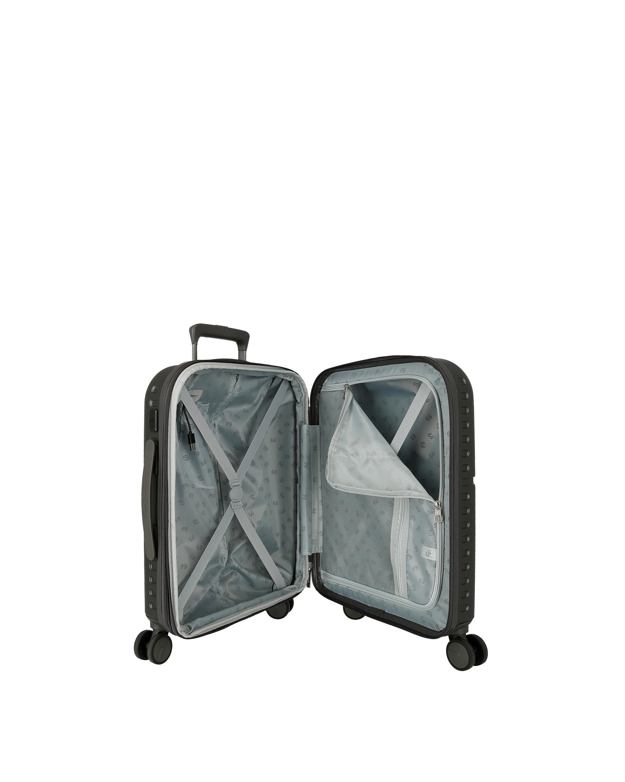 Mala de Cabine Accent Rígida Expansível com Capacidade de 37l Preto-5