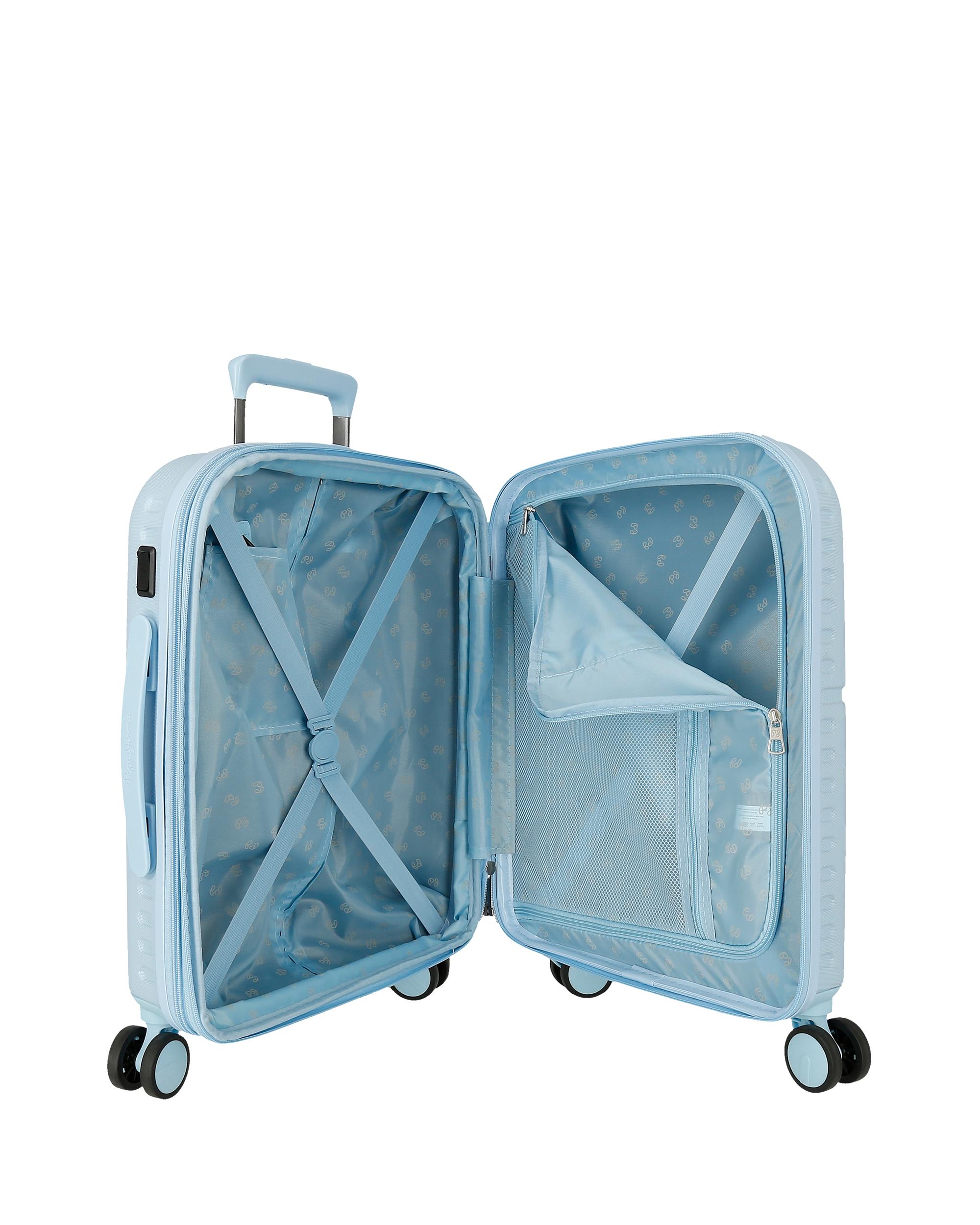 Mala de Cabine Accent Rígida Expansível com Capacidade de 37l Azul-5