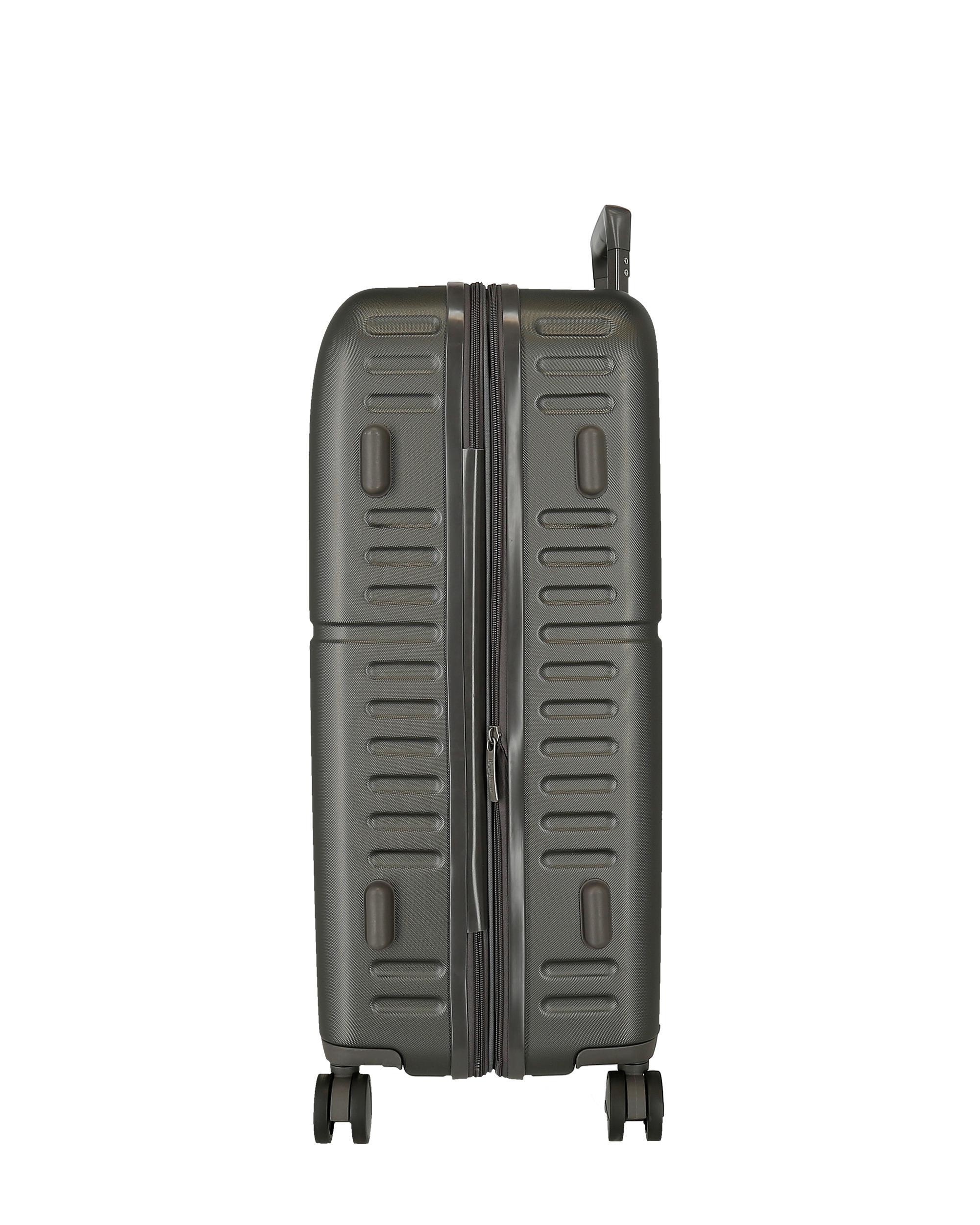 Mala Média Accent Rígida Expansível com Capacidade de 79l Cinzento-escuro-4