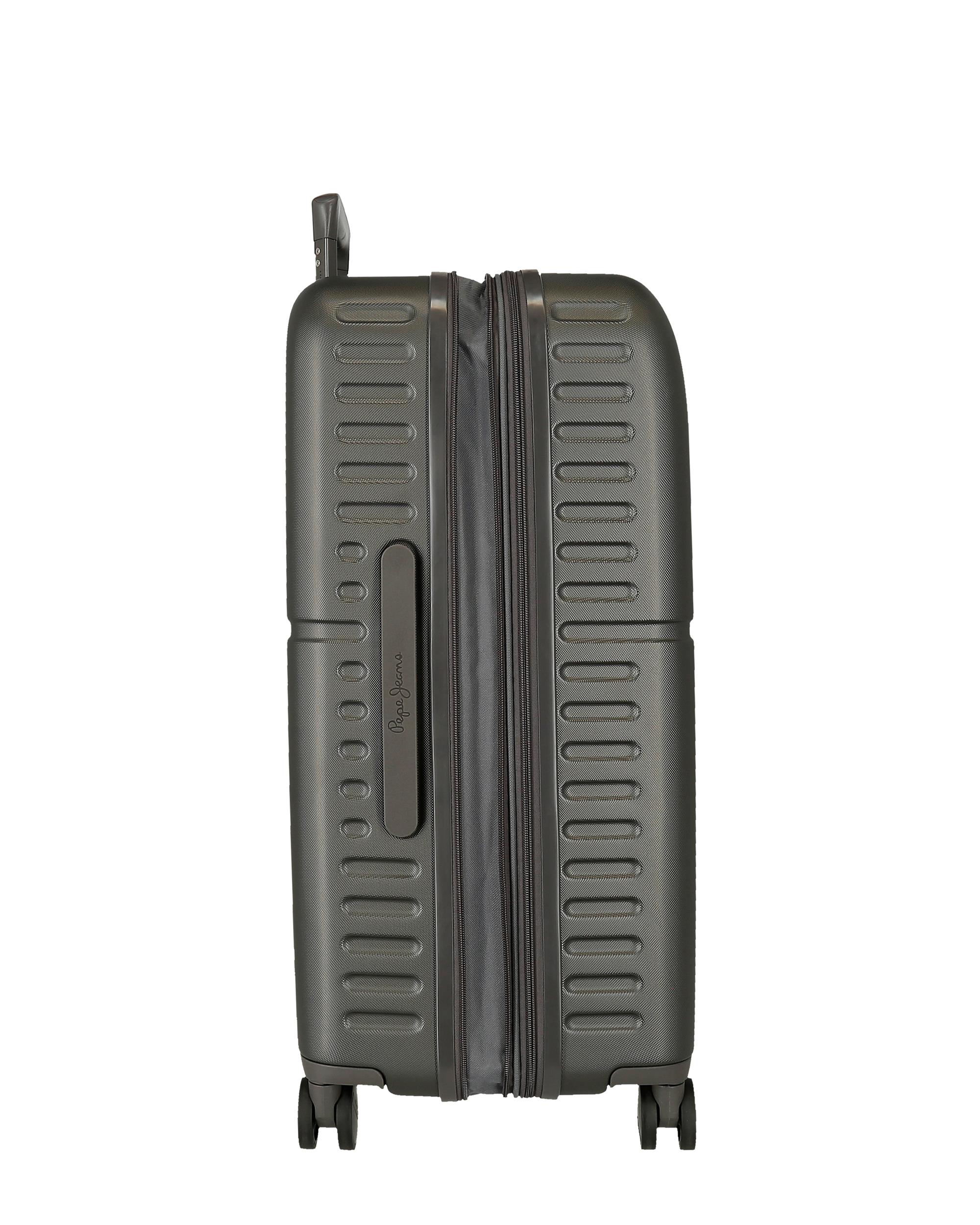 Mala Média Accent Rígida Expansível com Capacidade de 79l Cinzento-escuro-6
