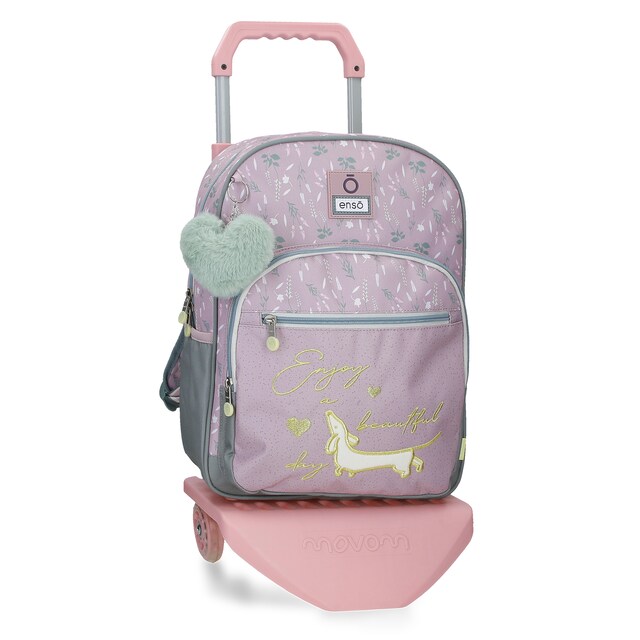 Imagem 0 de Mochila Escolar Enso Beautiful day 38cm com carro