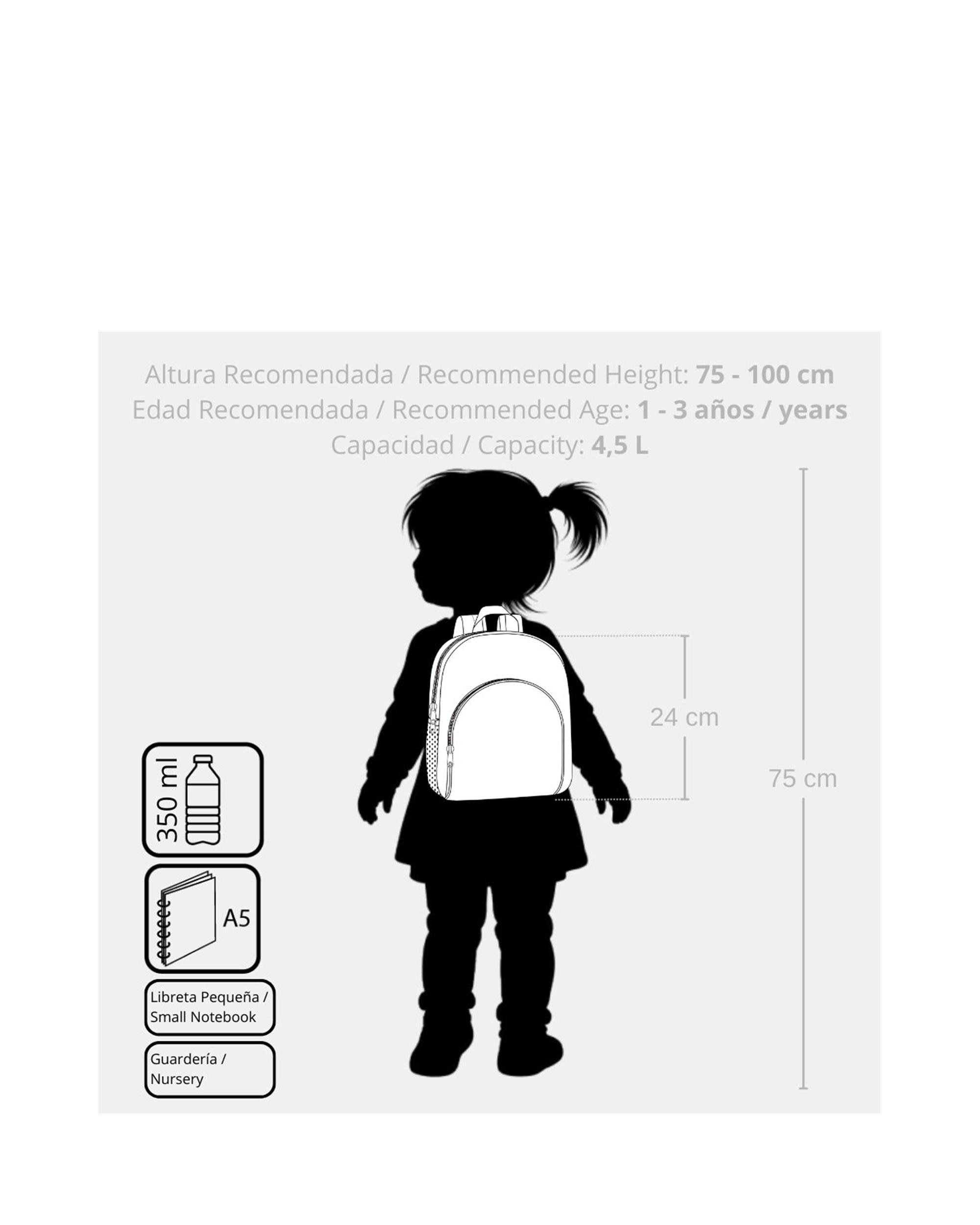 Mochila de Passeio Infantil Enso Bonjour Azul-5