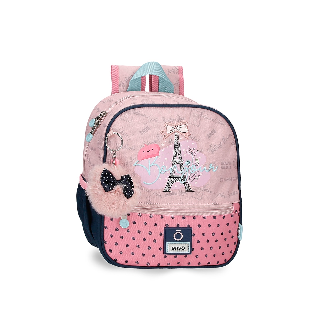 Imagem 0 de Mochila Pequena Enso Bonjour com Bolsos Laterais