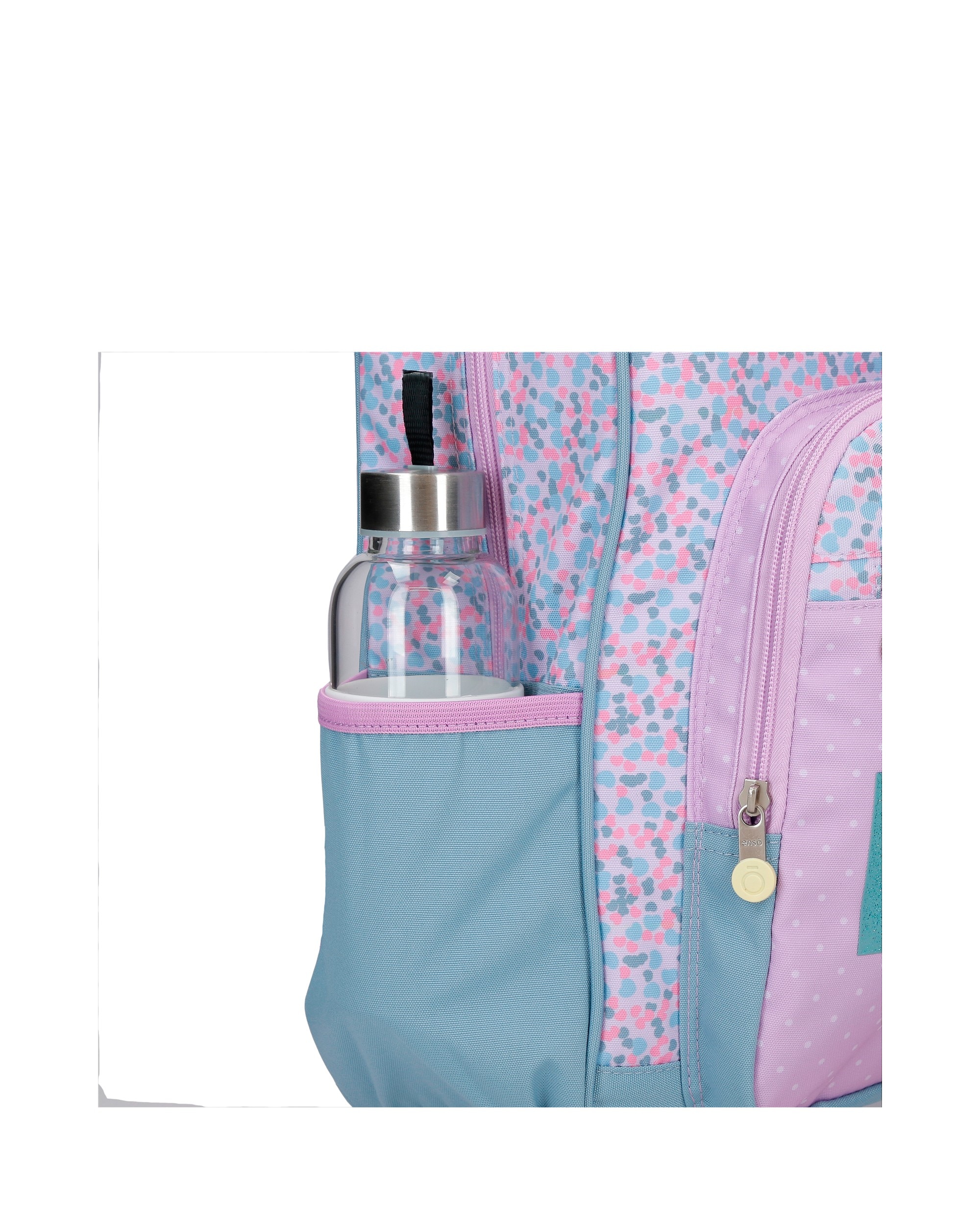 Mochila de Passeio Enso Cute Girl com Alças Ajustáveis Roxo-6
