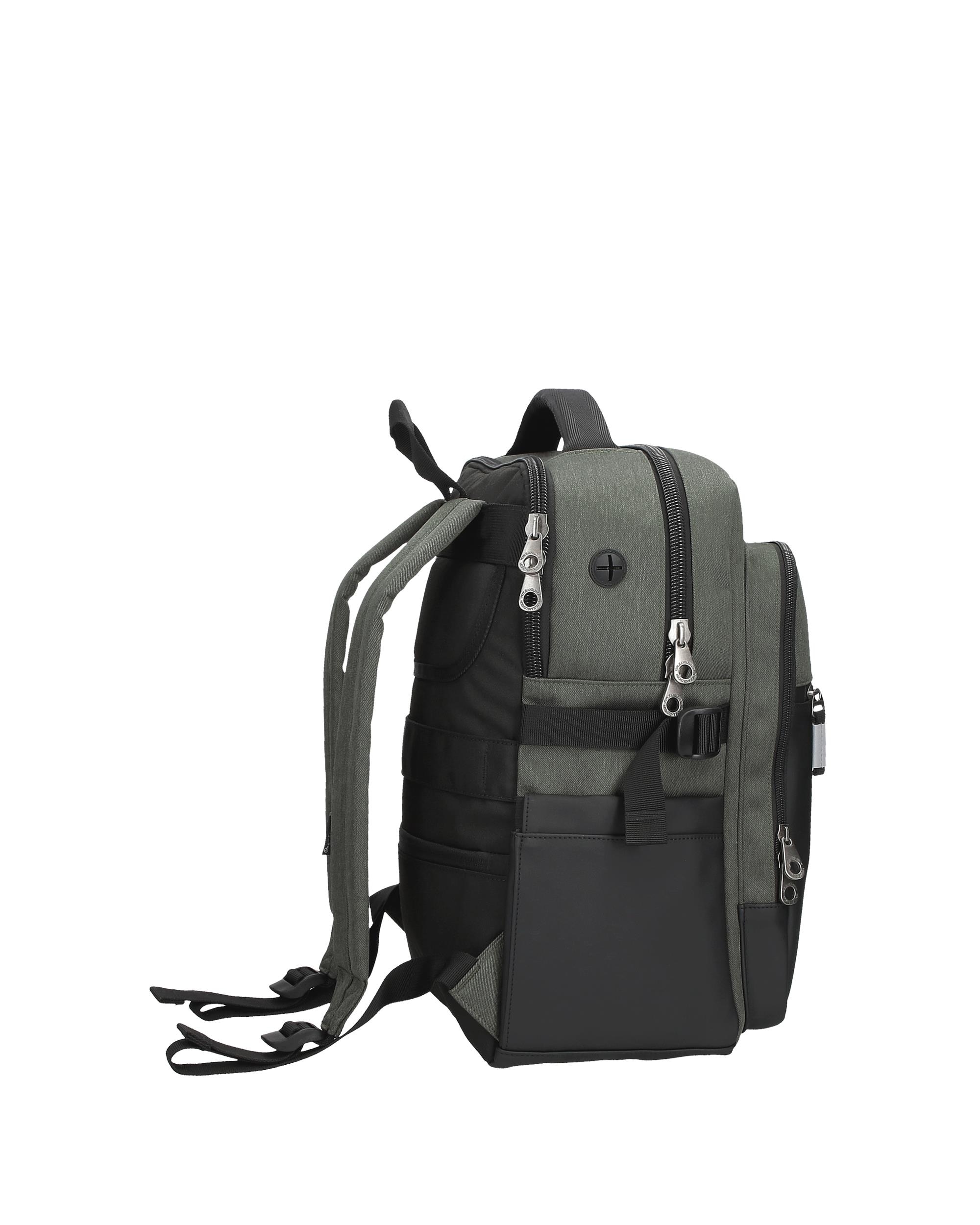 Mochila Pepe Jeans Jarvis Verde com Dois Compartimentos para Computador Portátil 15,6" e Tablet Verde-2