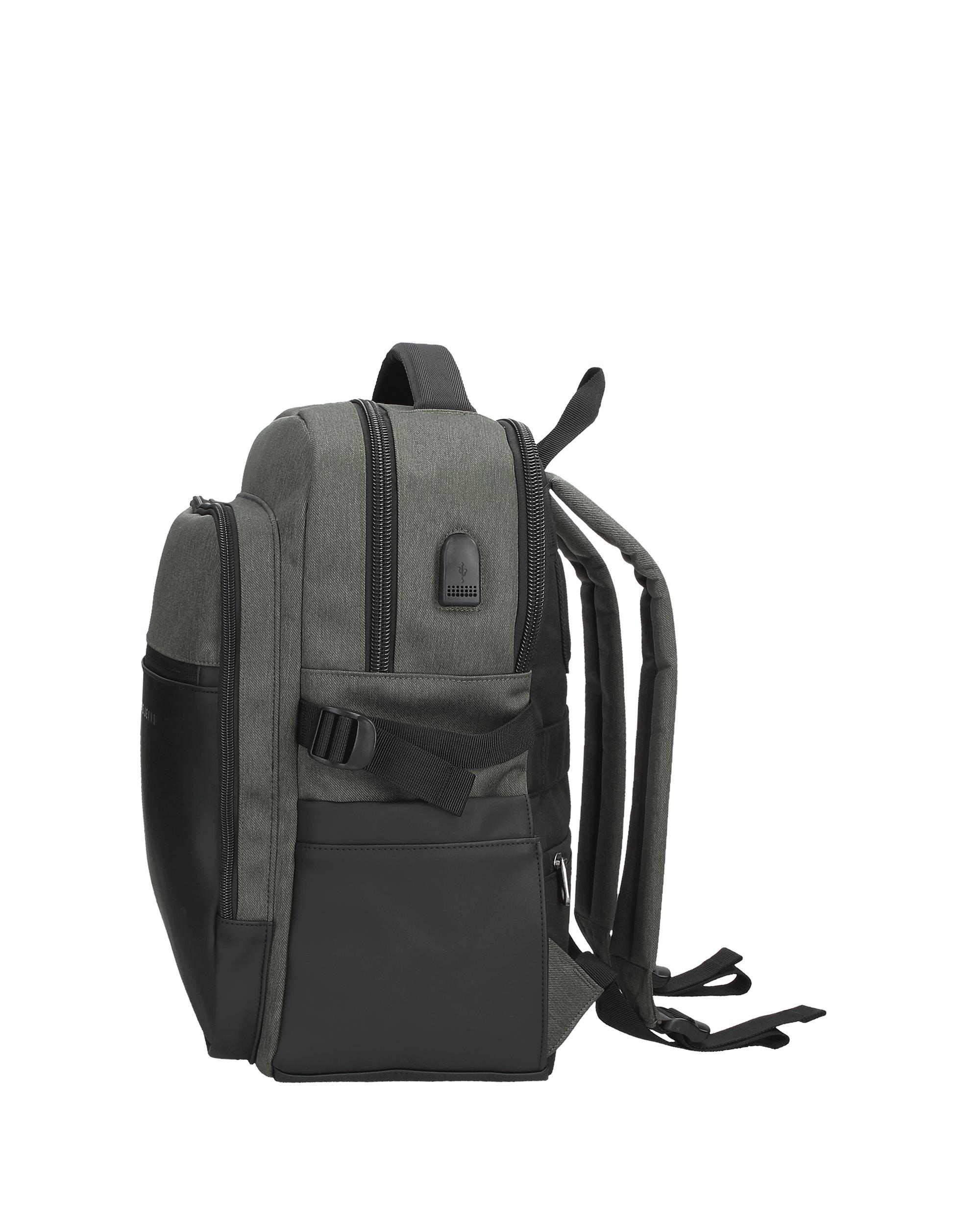 Mochila Pepe Jeans Jarvis Verde com Dois Compartimentos para Computador Portátil 15,6" e Tablet Verde-4