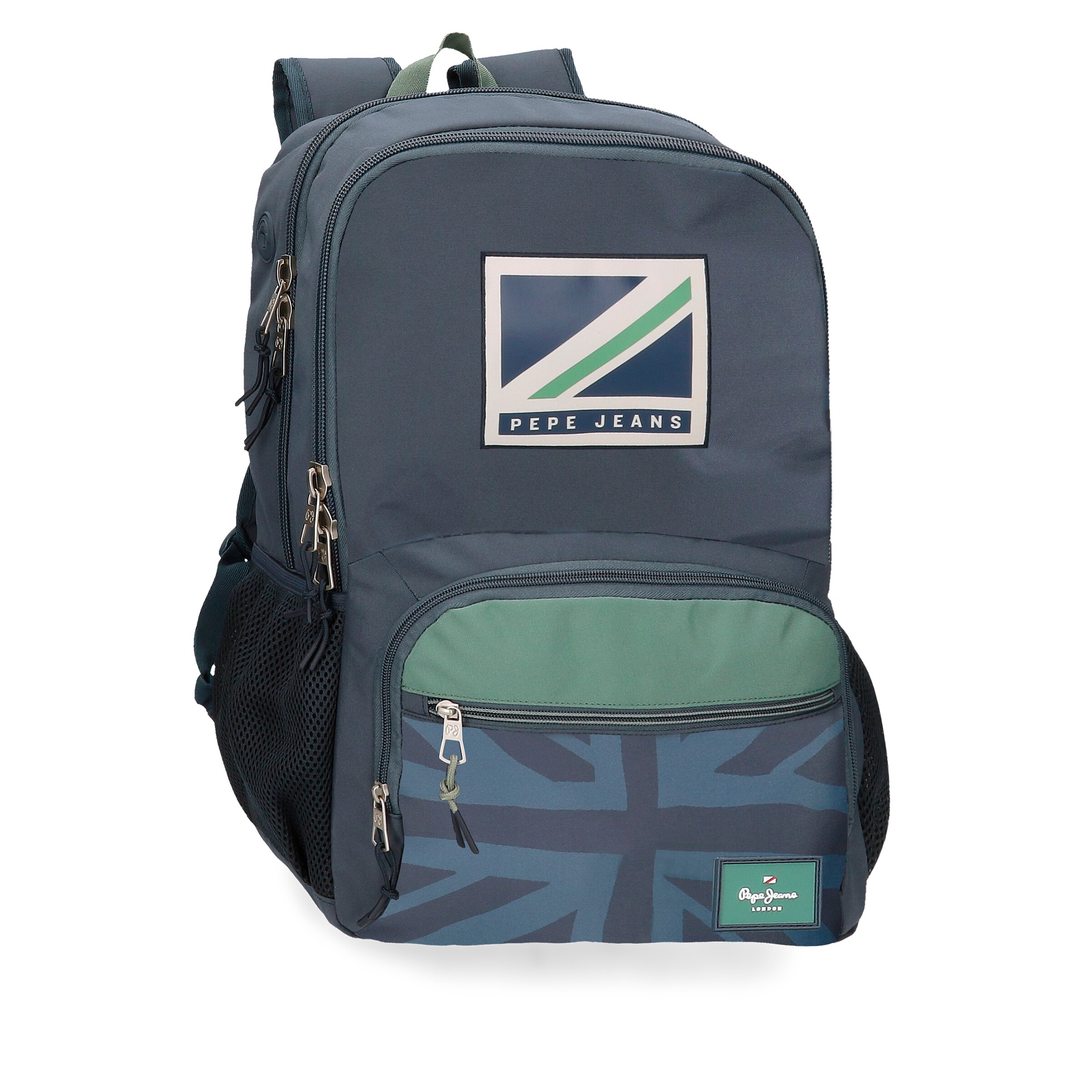 Mochila Escolar Tom 46cm Dois Compartimentos Azul-1