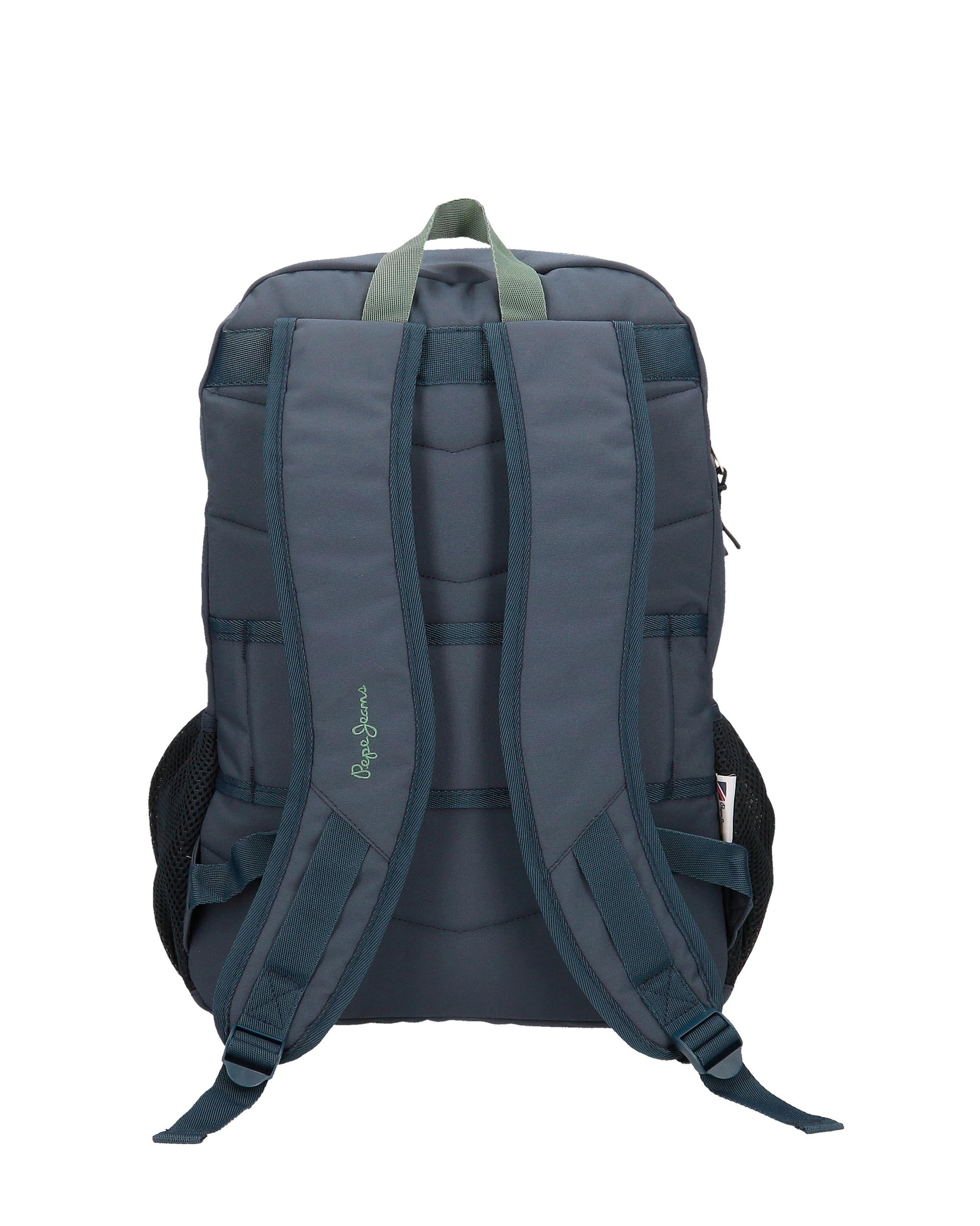 Mochila Escolar Tom 46cm Dois Compartimentos Azul-3