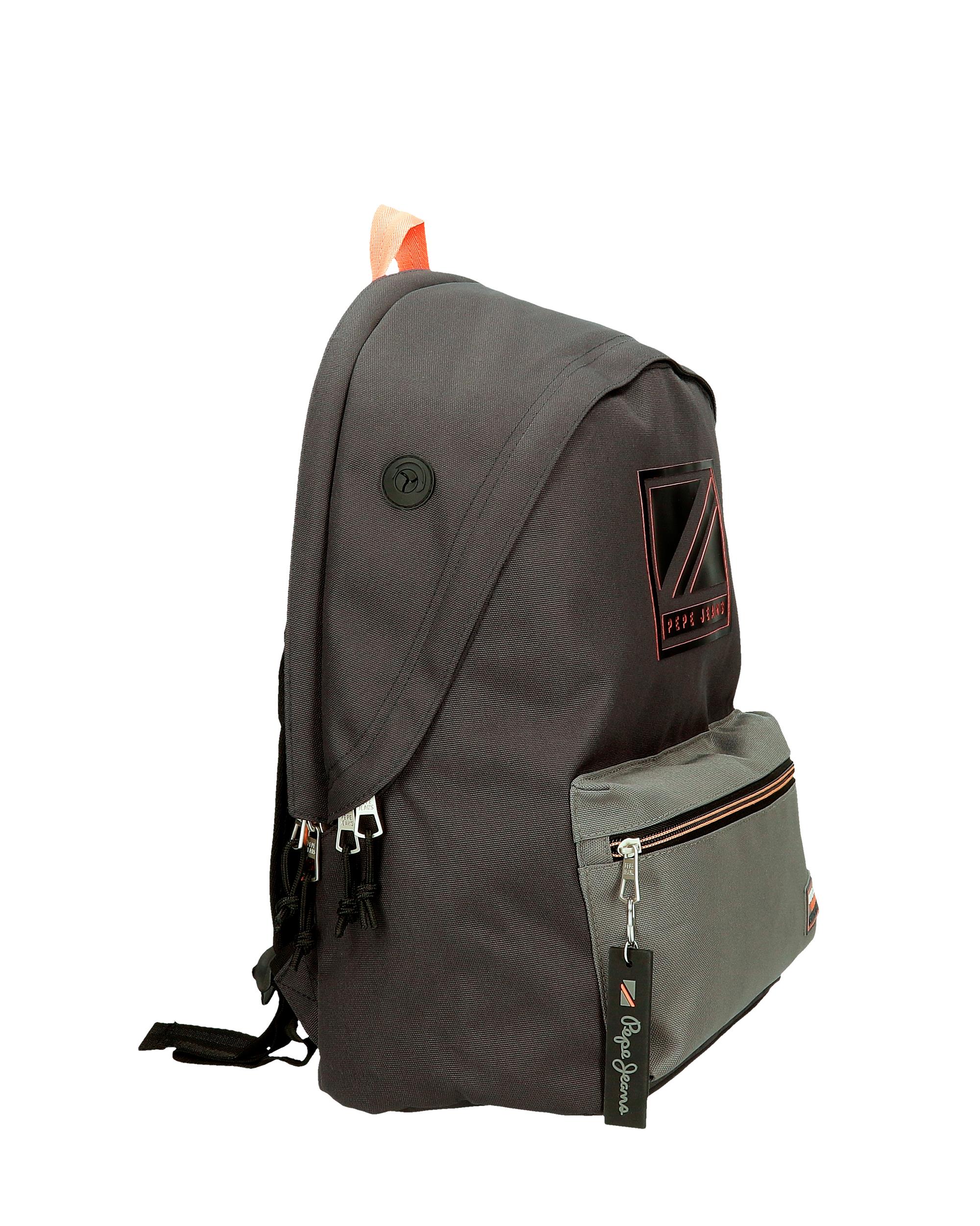 Mochila Escolar Cody com Porta Computador Dois Compartimentos Adaptável a Carro Preto-2